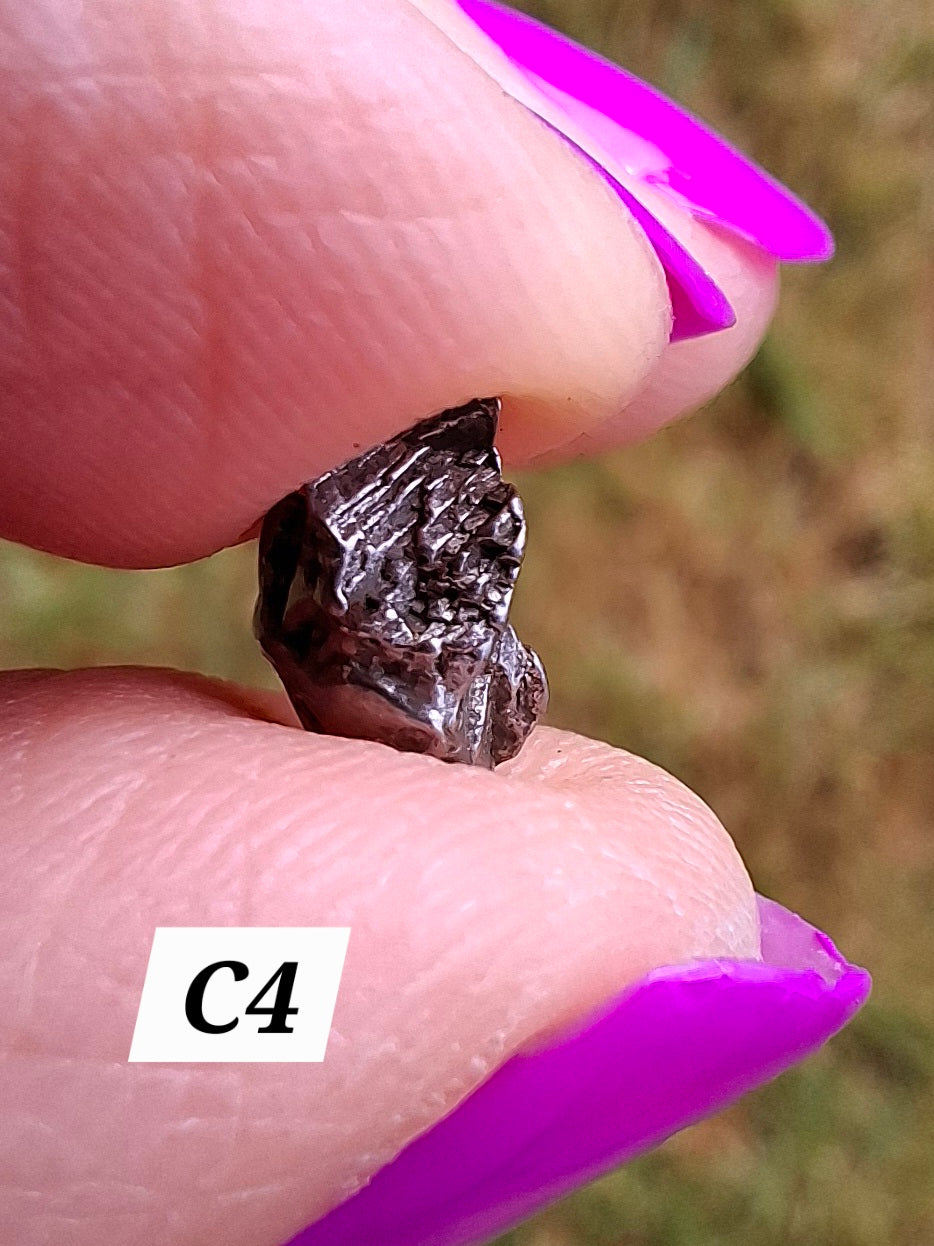 Campo del Cielo, 0.87g, Nickel Iron Meteorite (Ref: C4)