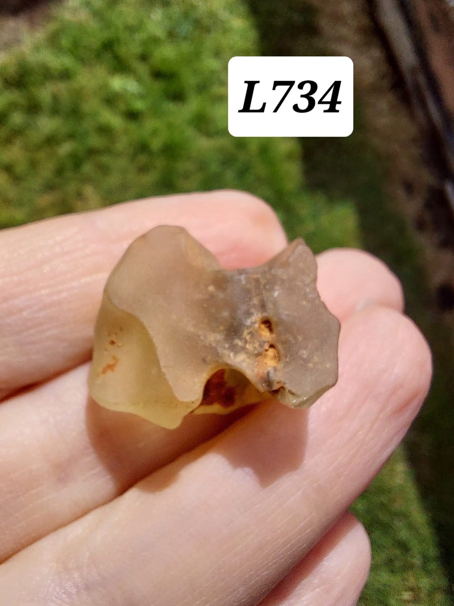 Libyan Desert Glass Piece, 6.97g, Tektite