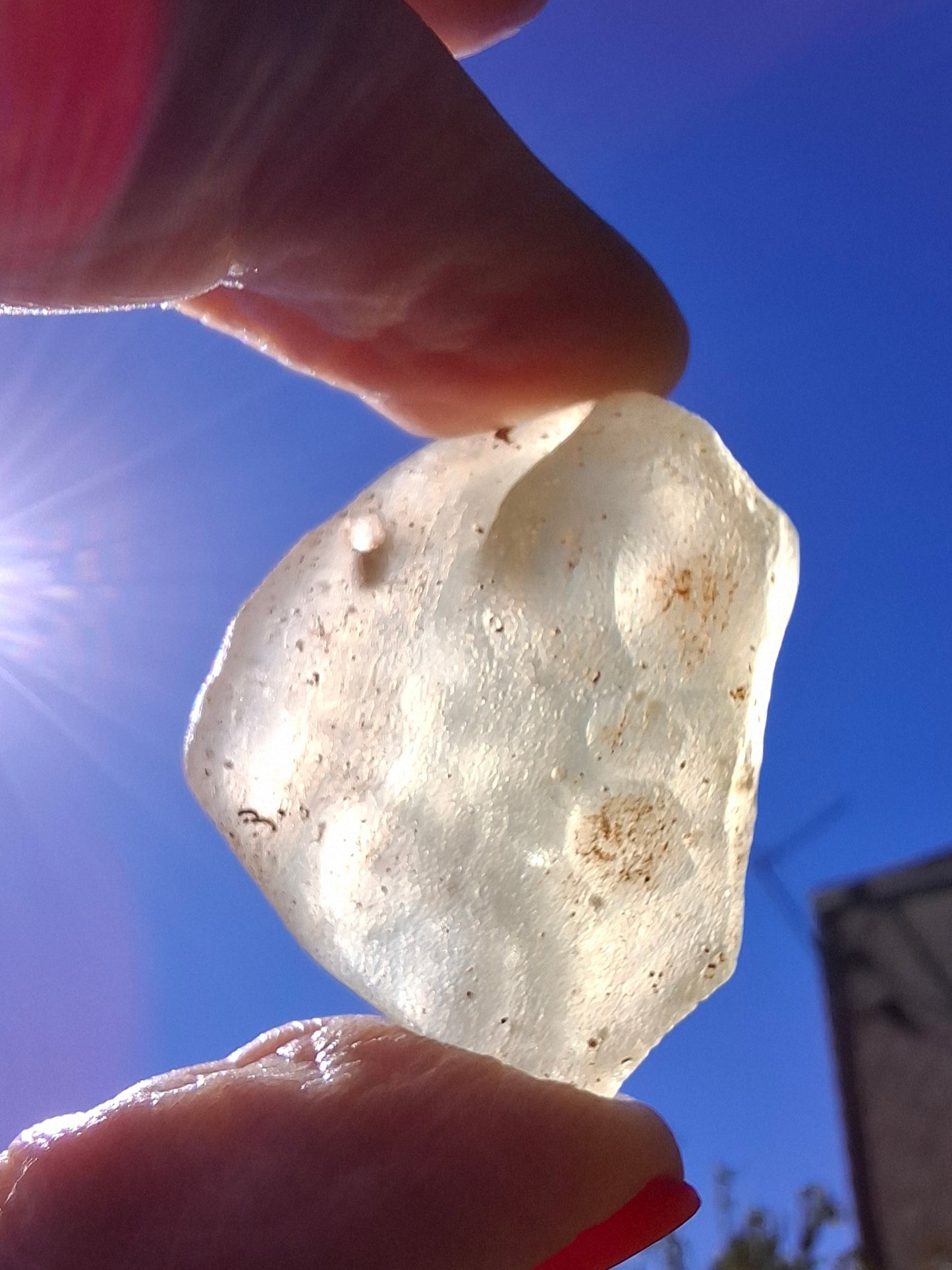 Libyan Desert Glass Piece, 12.30g, Tektite