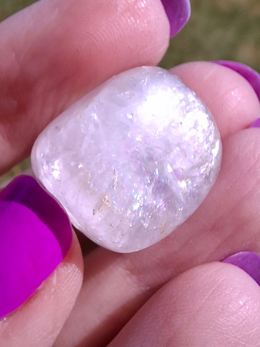 Clear Quartz, Tumble Stone, Crystal 🌈 (Ref: T26)