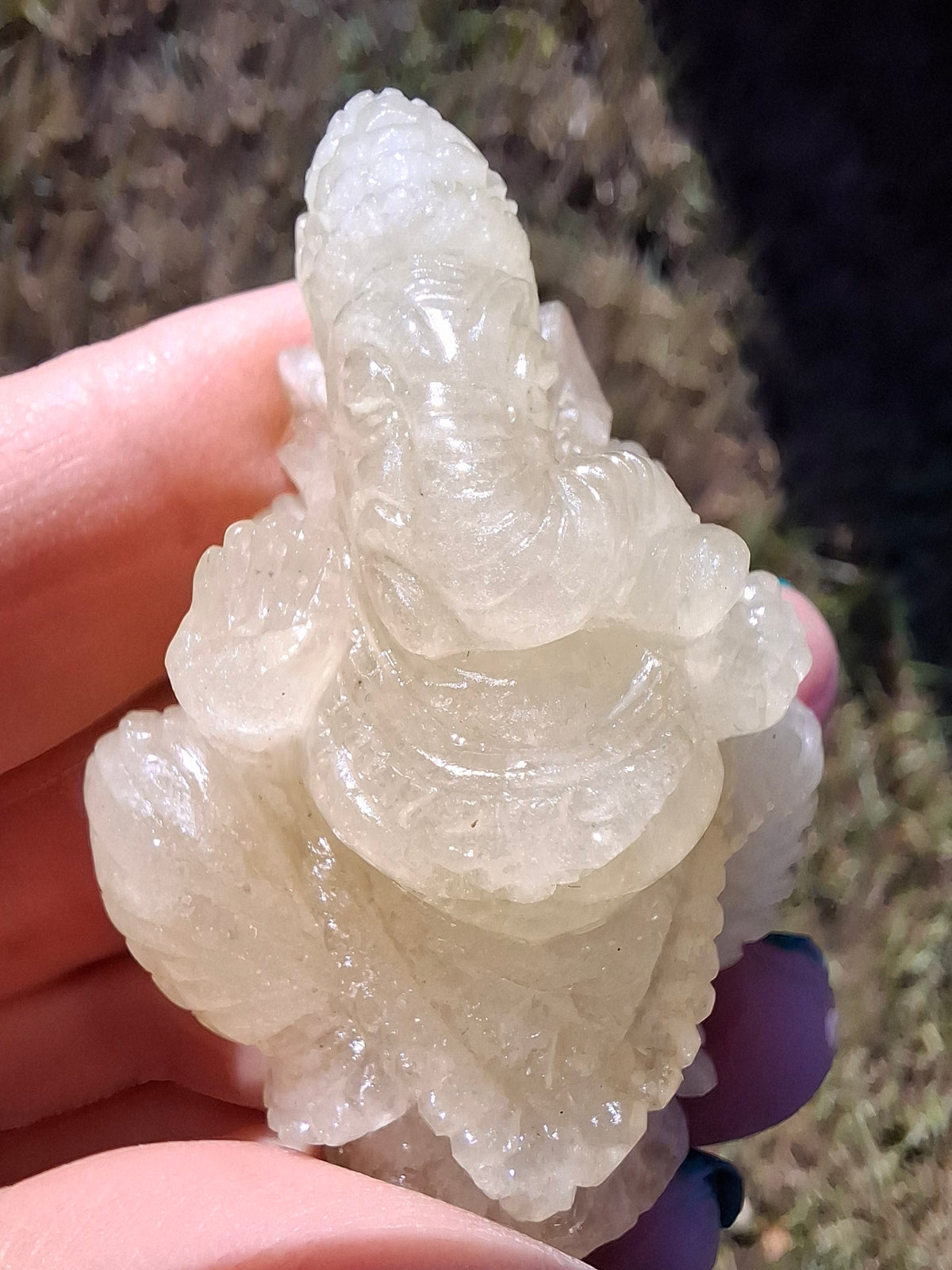 Libyan Desert Glass GANESHA craving, 31.21g, Tektite (Ref: Ganesha2)