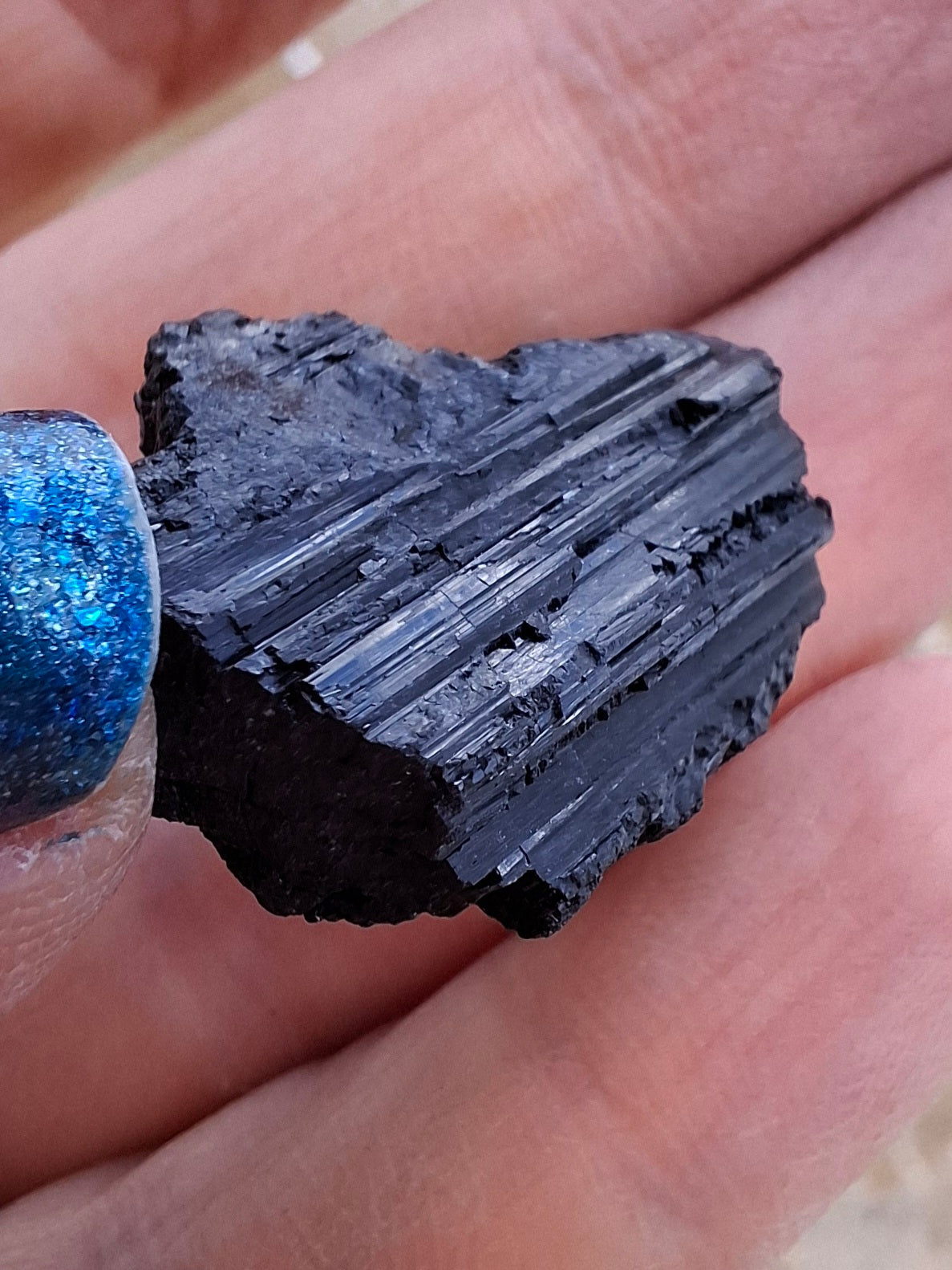 Black Tourmaline RAW, 8.70g, Crystal (Ref: RBT4)