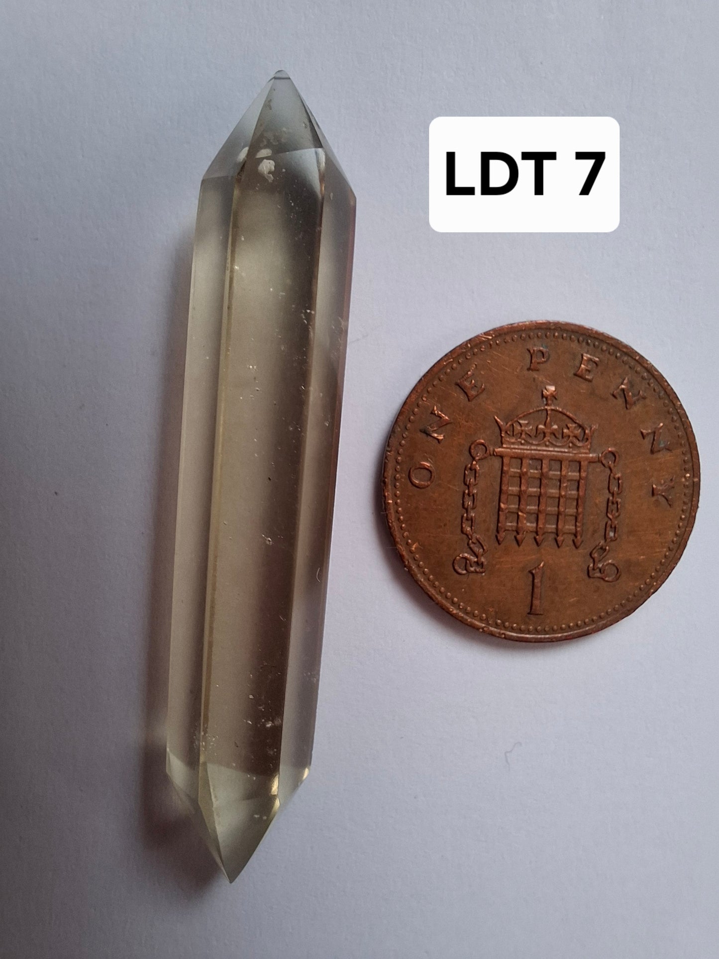 Libyan Desert Glass DT Carving, 4.68g, Tektite (Ref: LDT7)