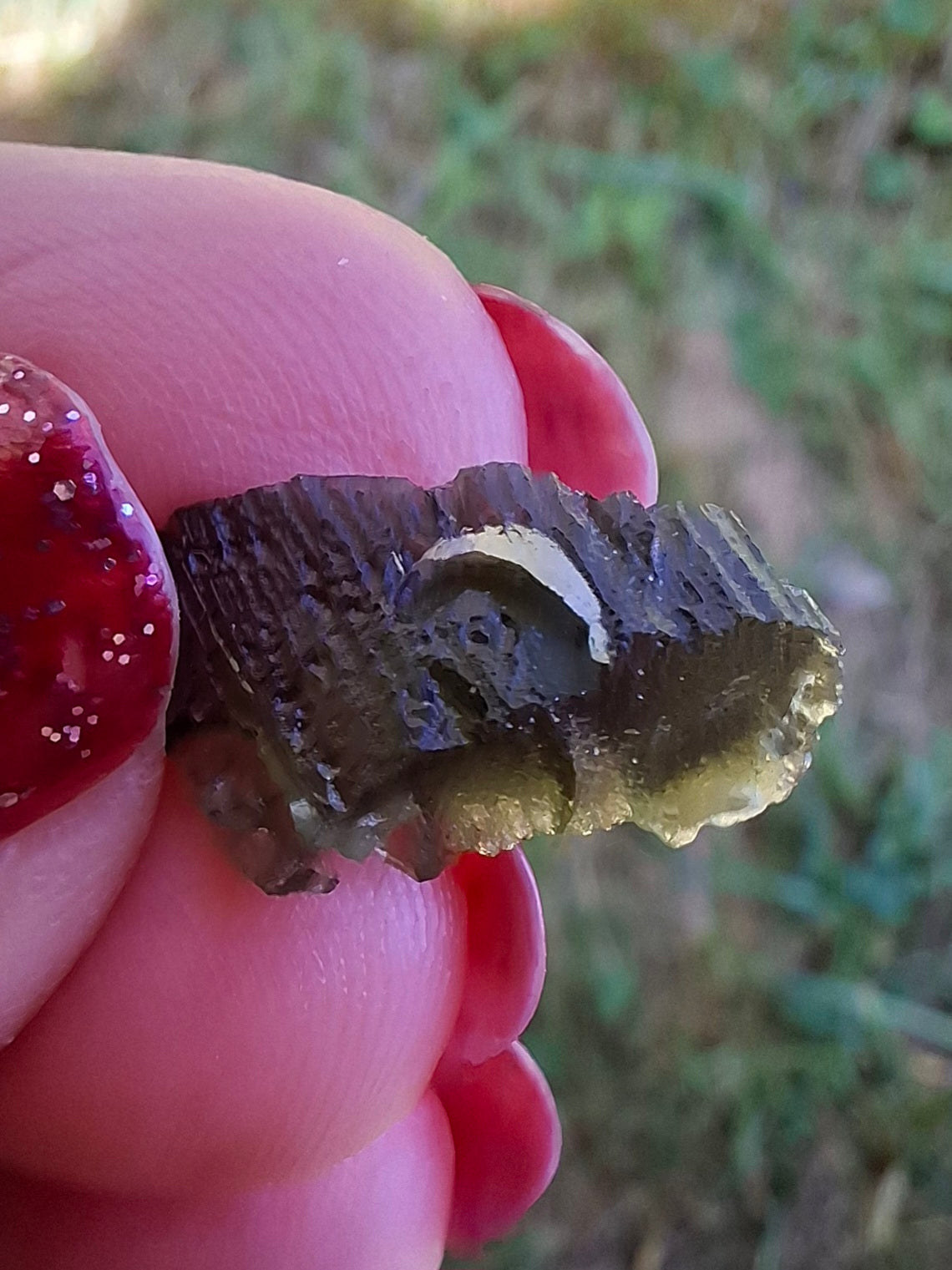 Moldavite Piece, 1.25g, Tektite (Ref: 1470)