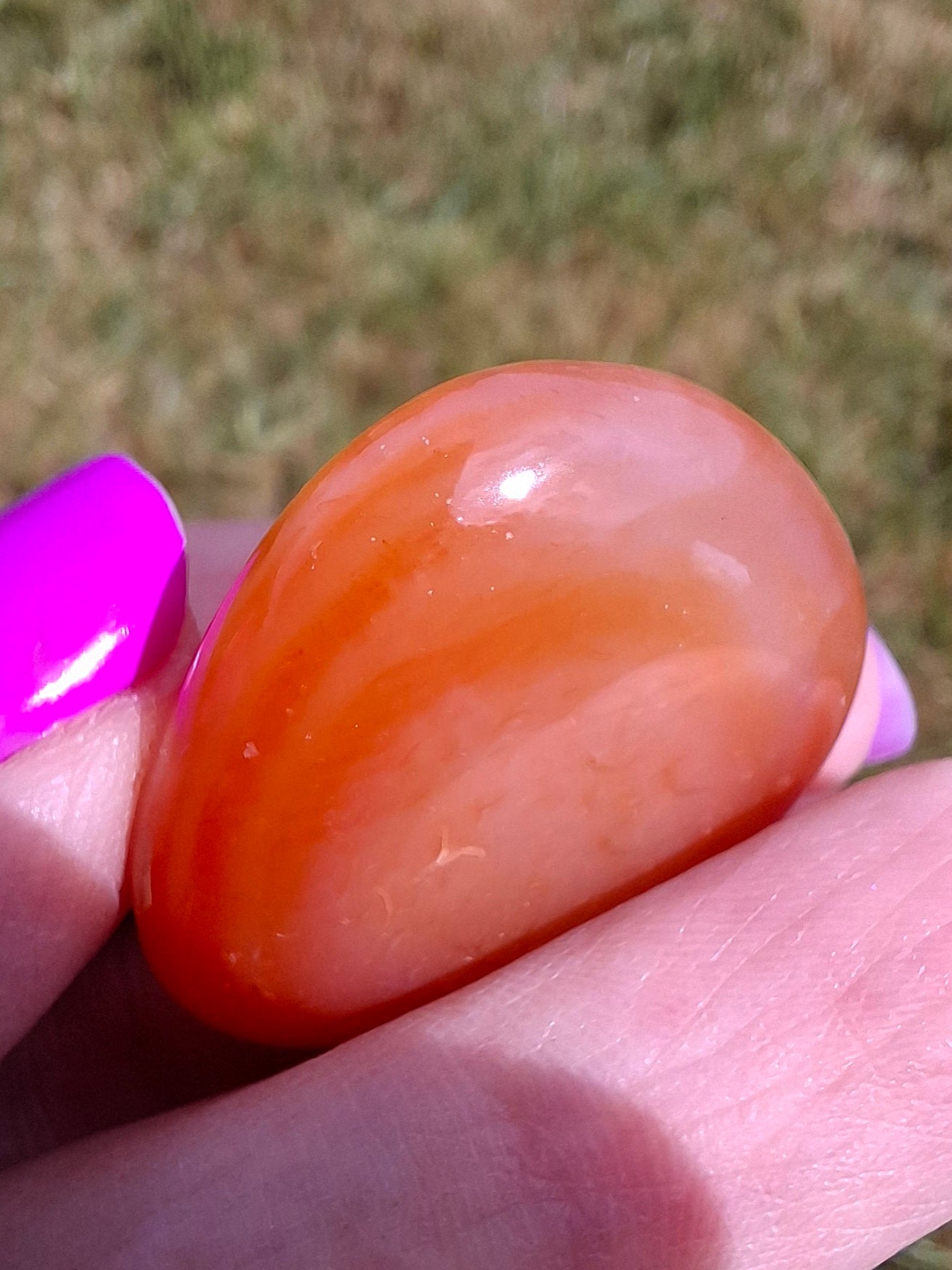Carnelian, Tumble Stone, Crystal (Ref: T62)