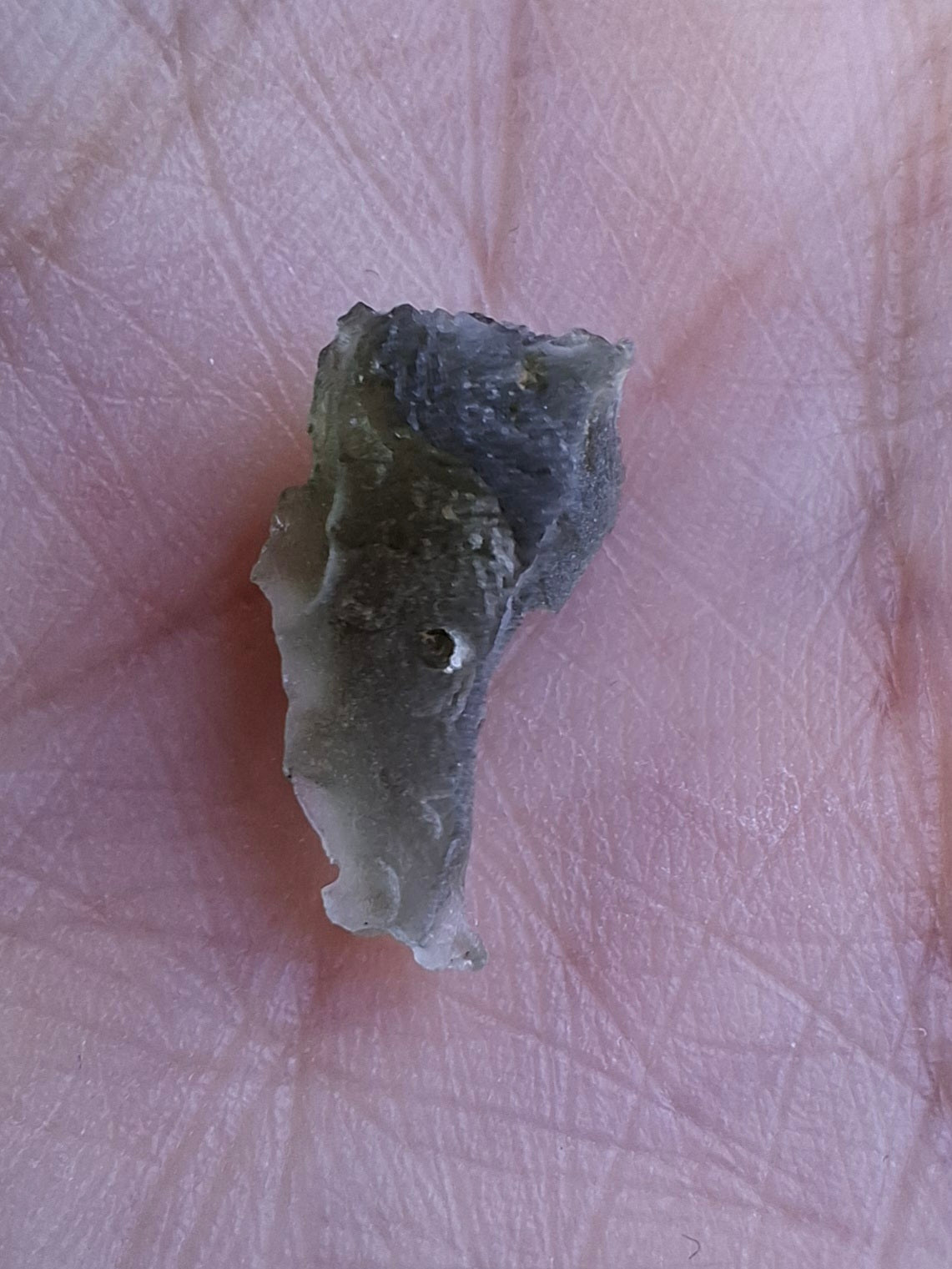 Moldavite Piece, 0.63g, Tektite (Ref: 1447)
