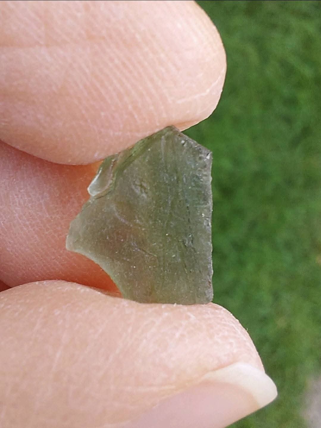 Moldavite Piece, 0.65g. Tektite (Ref: 898)