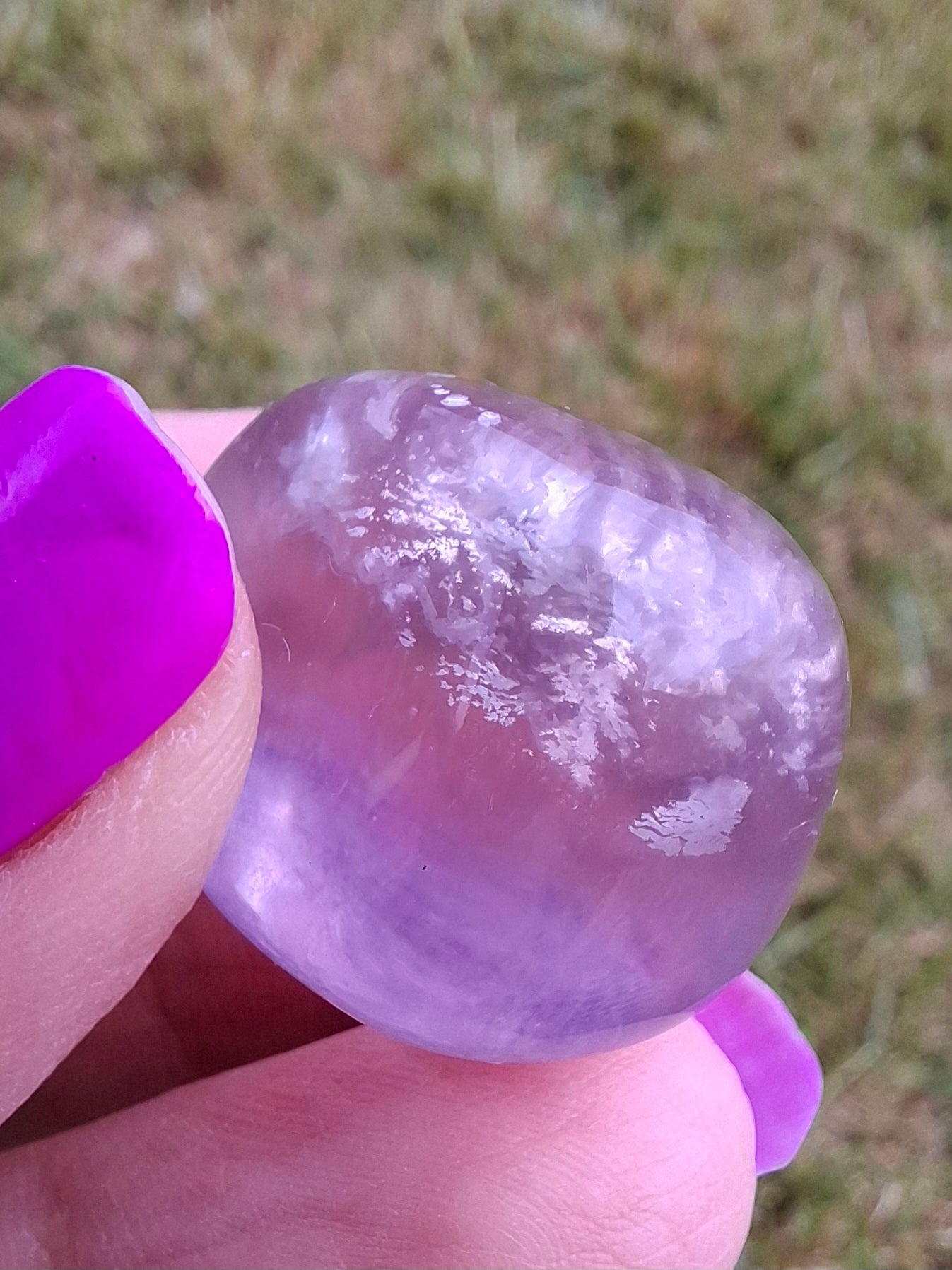 Fluorite, Tumble Stone, Crystal (Ref: T52)