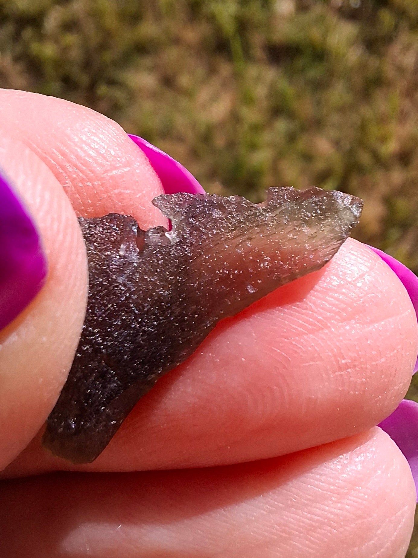 Moldavite Piece, 1.08g, Tektite (Ref: 1429)