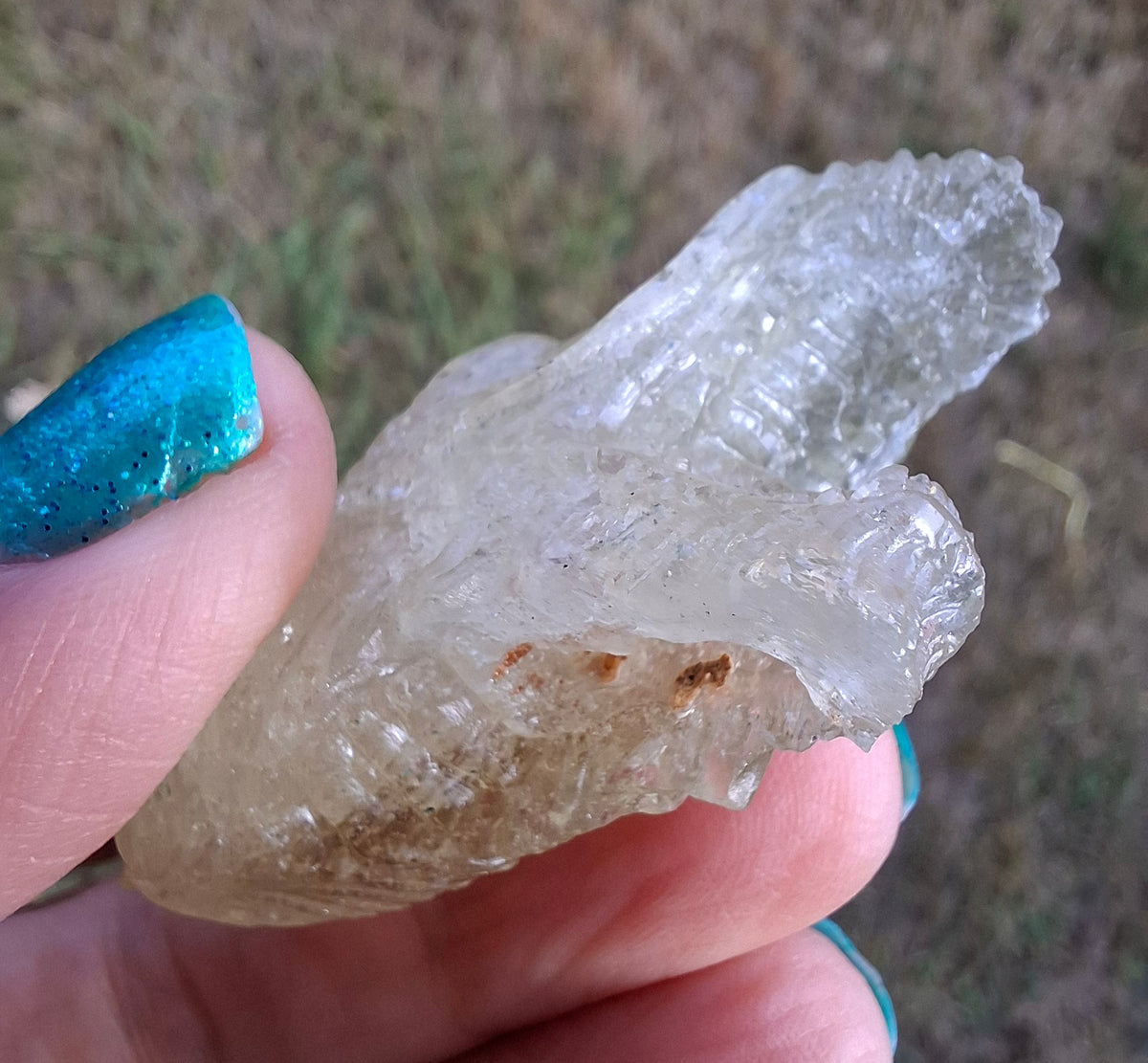 Libyan Desert Glass DRAGON HEAD carving, 22.42g, Tektite (Ref: Dragon 2)