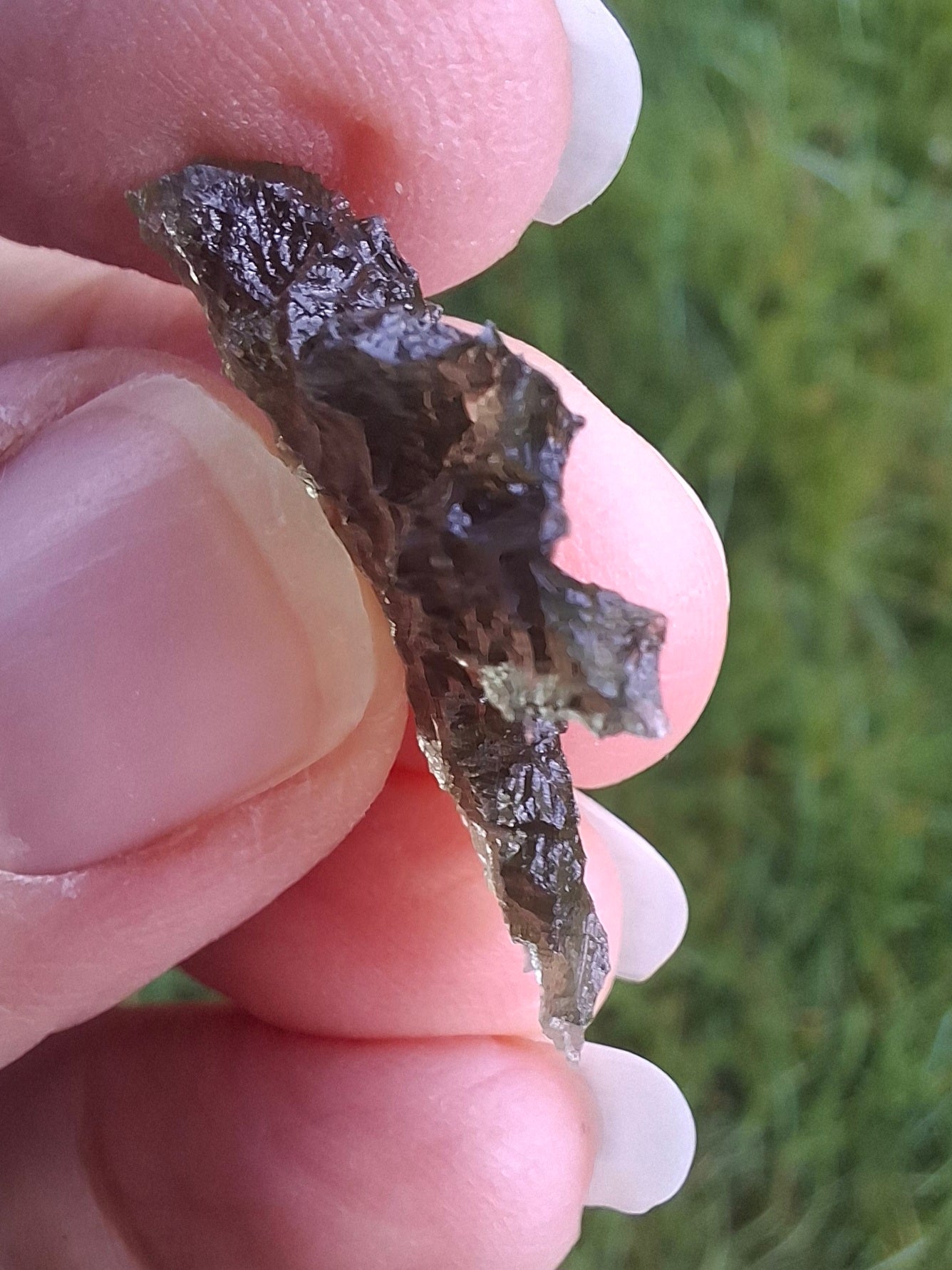 Moldavite Piece, JEZKOVNA BESEDNICE, 1.62g, Tektite (Ref: 1276)