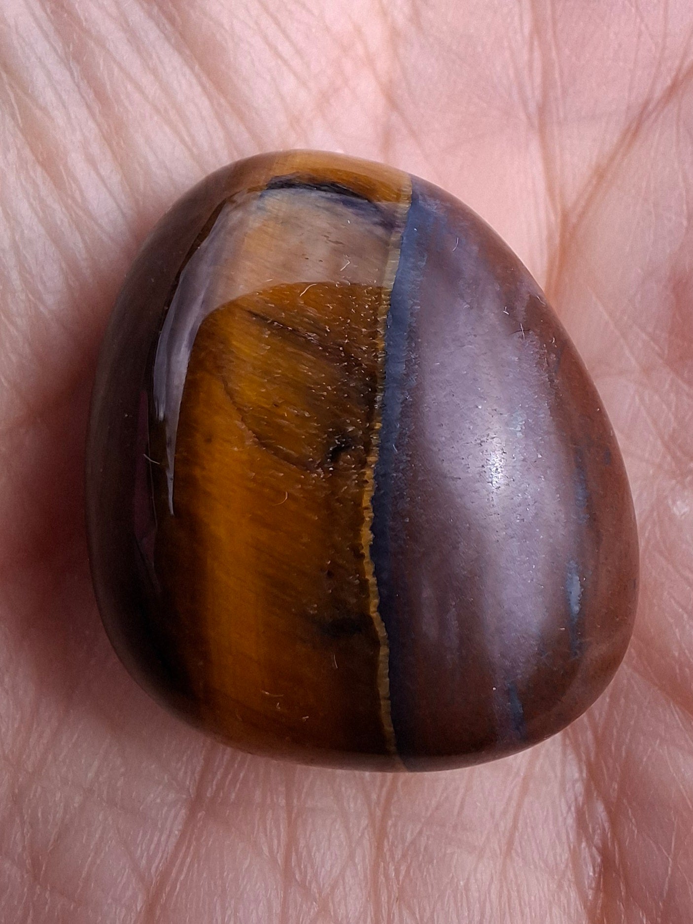 Tigers Eye, Tumble Stone, Crystal (Ref: T135)