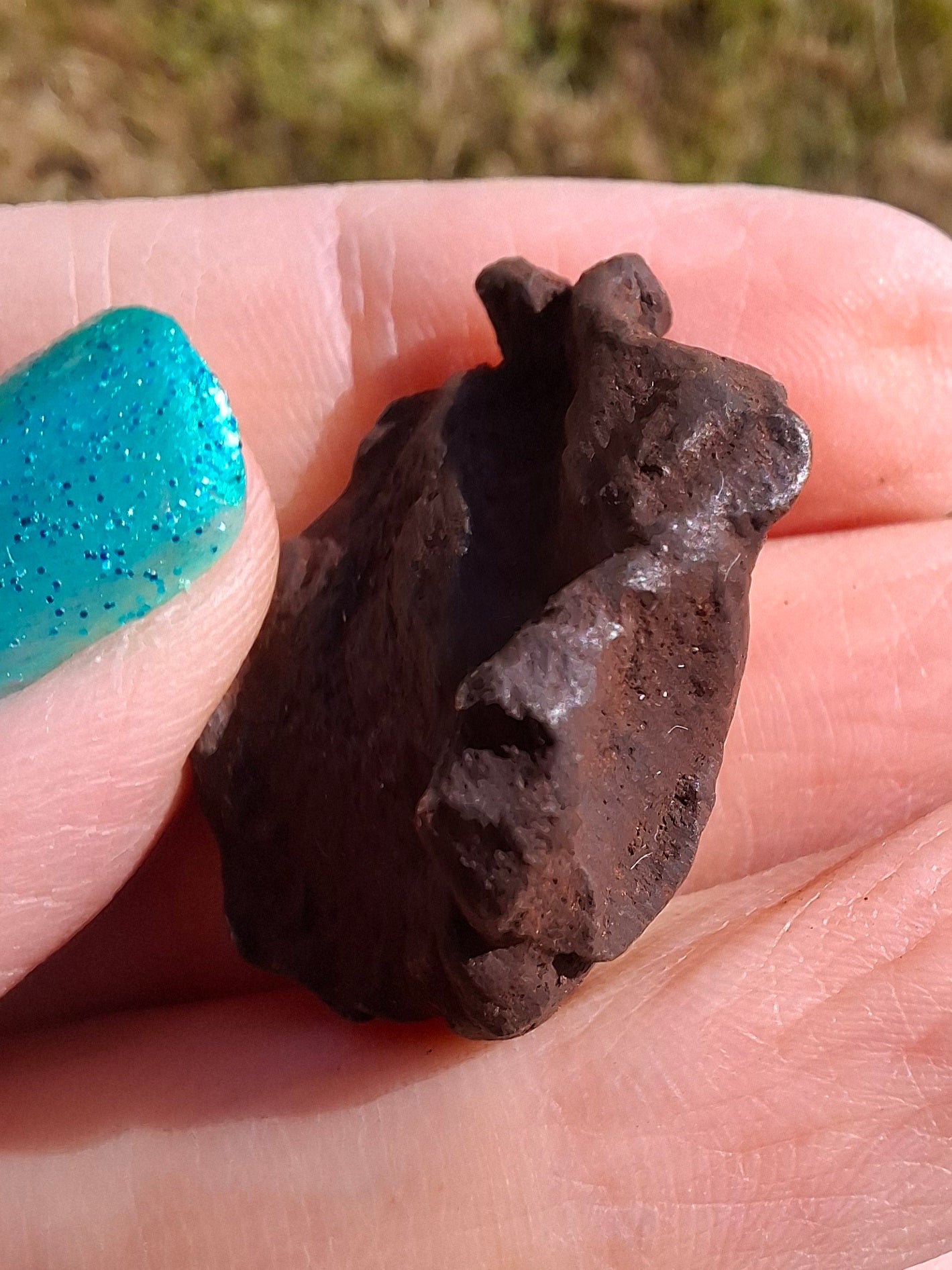 Gebel Kamil Iron Meteorite, 21.40g (Ref: K35)