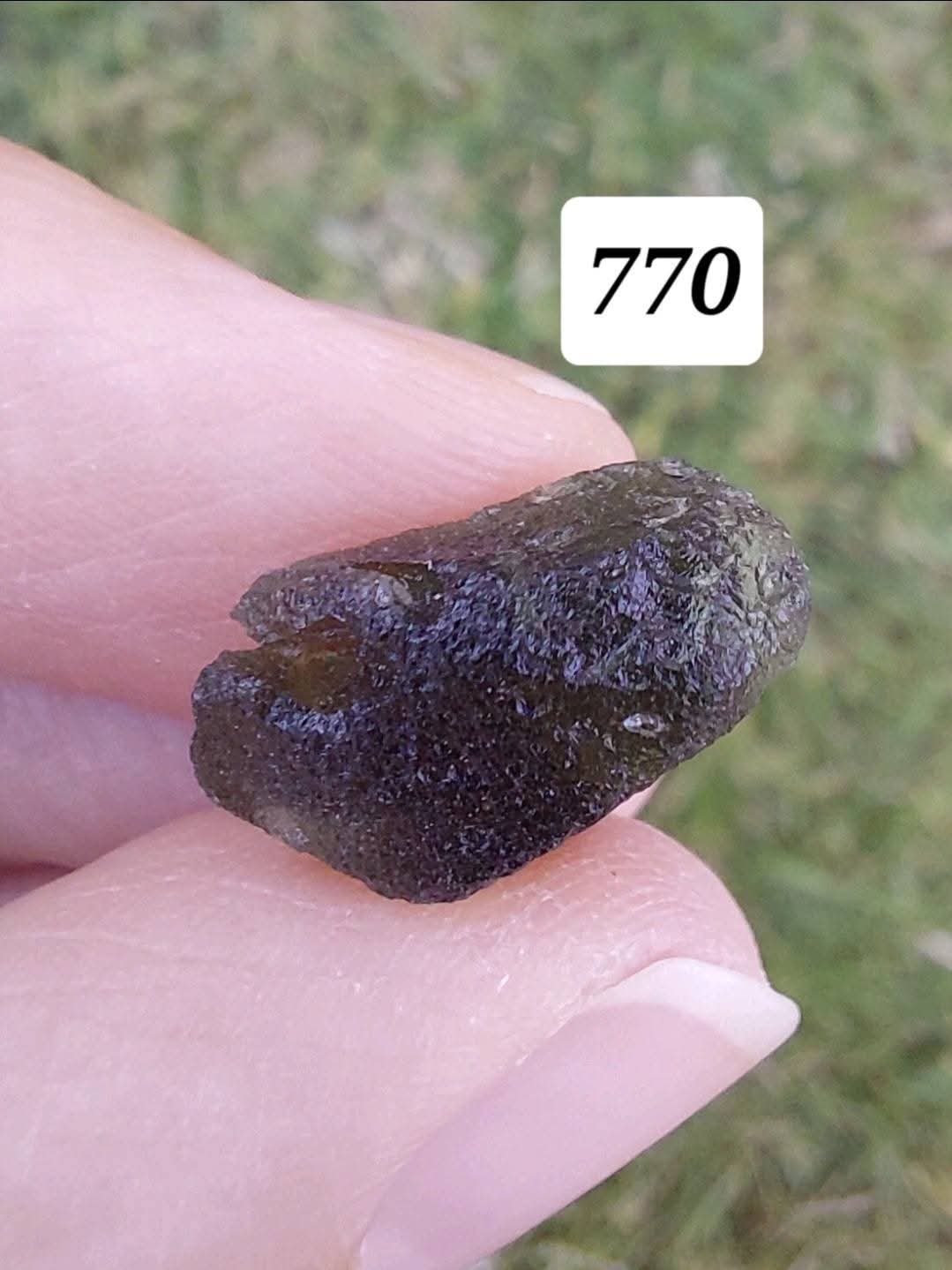 Moldavite Piece, 1.84g, Tektite (Ref: 770)