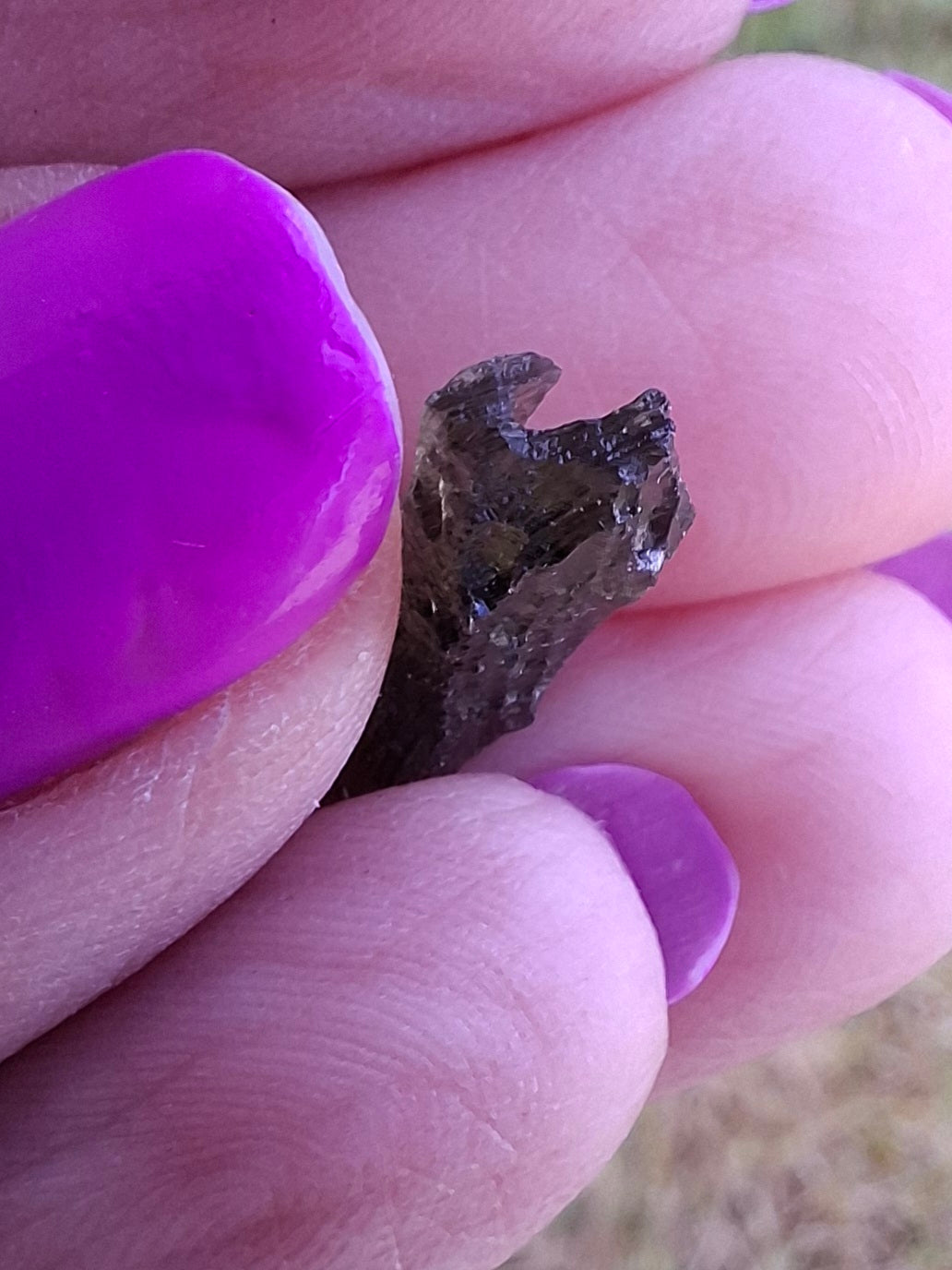 Moldavite Piece, 0.49g, Tektite (Ref: 1452)