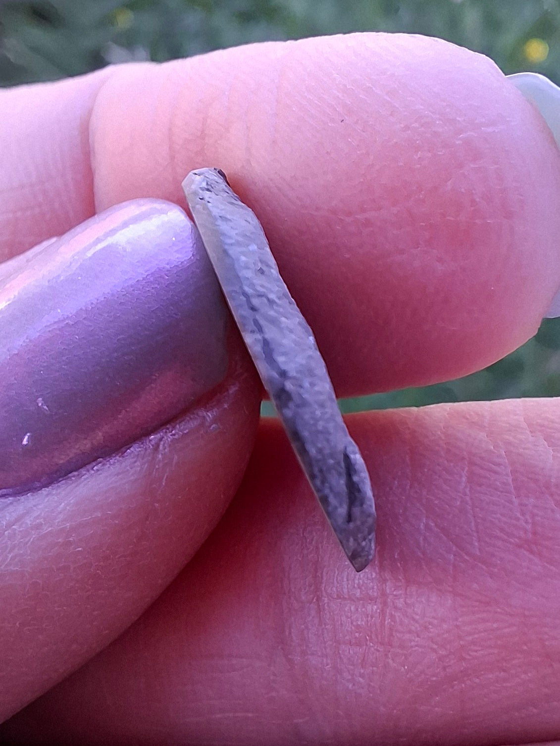 Small Haematite Ammonite HALF, 1.10g, Fossil (Ref: MA9)