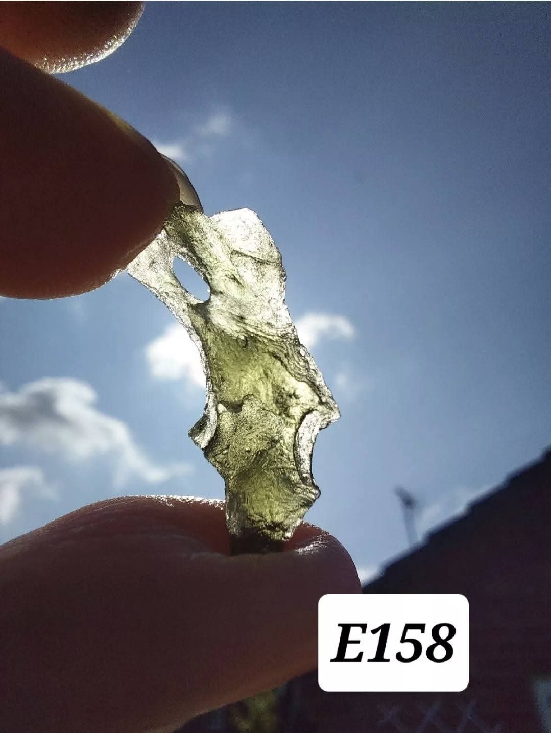 Moldavite Piece, 1.10g, Tektite (Ref: E158)