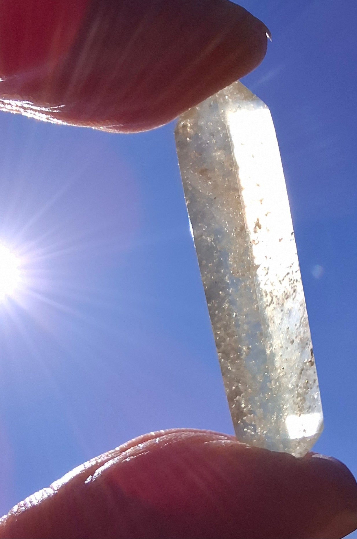 Libyan Desert Glass DT Carving, 3.94g, Tektite (Ref: LDT5)