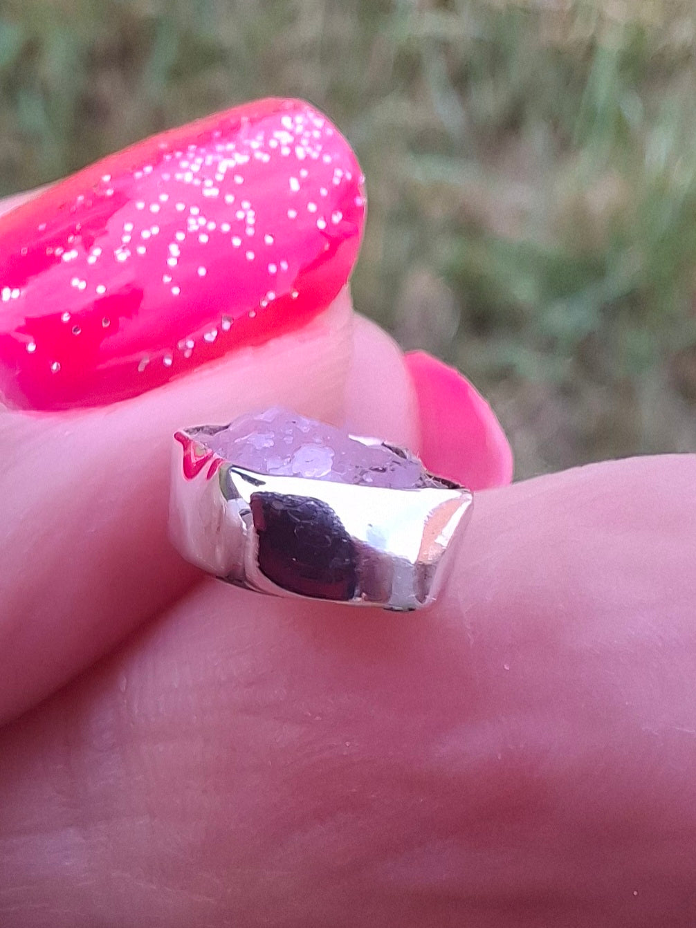 Pink Tourmaline Pendant, 925 Silver, Crystal (Ref: PT69)