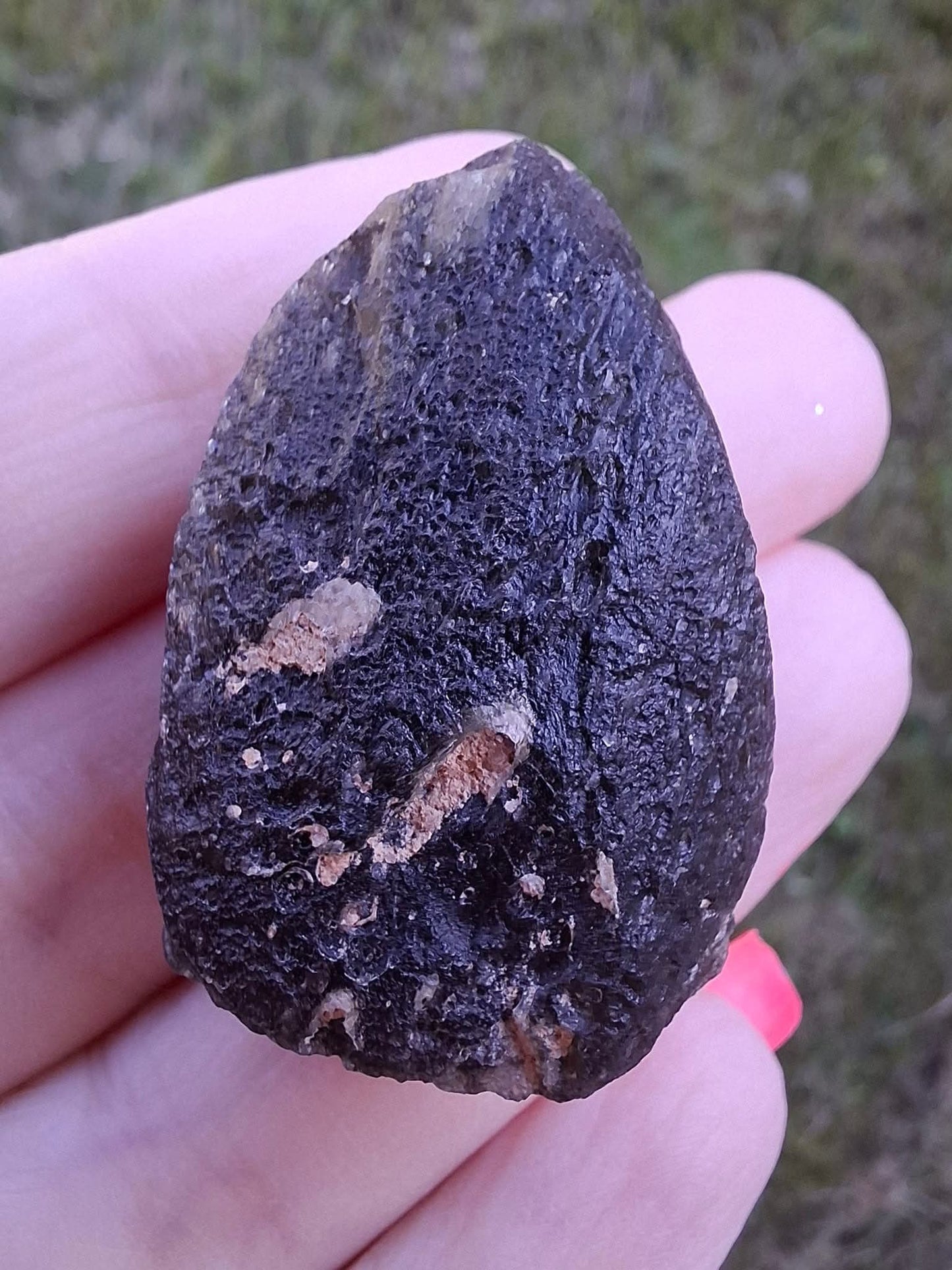 Moldavite Piece, JAKULE, 18.55g, Tektite (Ref: 1172)