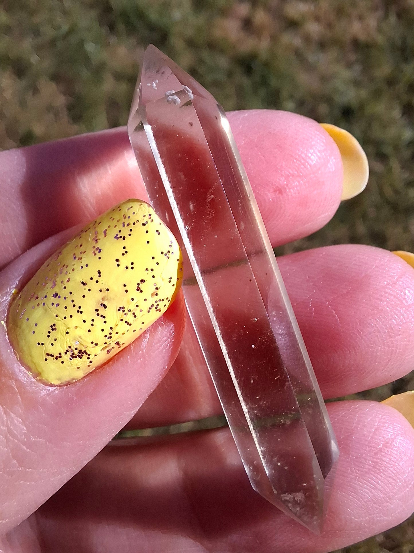 Libyan Desert Glass DT Carving, 4.68g, Tektite (Ref: LDT7)