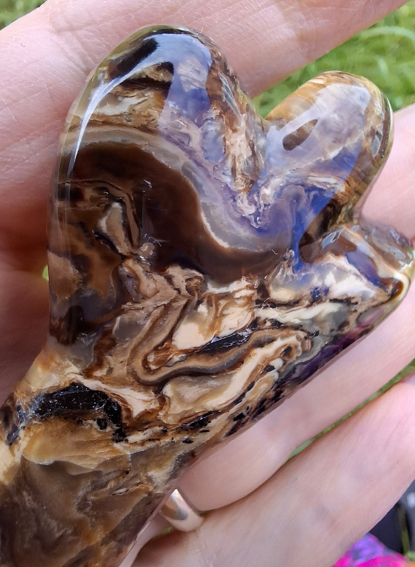 Red Amber Angel, 15.65g, Carving, Fossil (Ref: AA4)