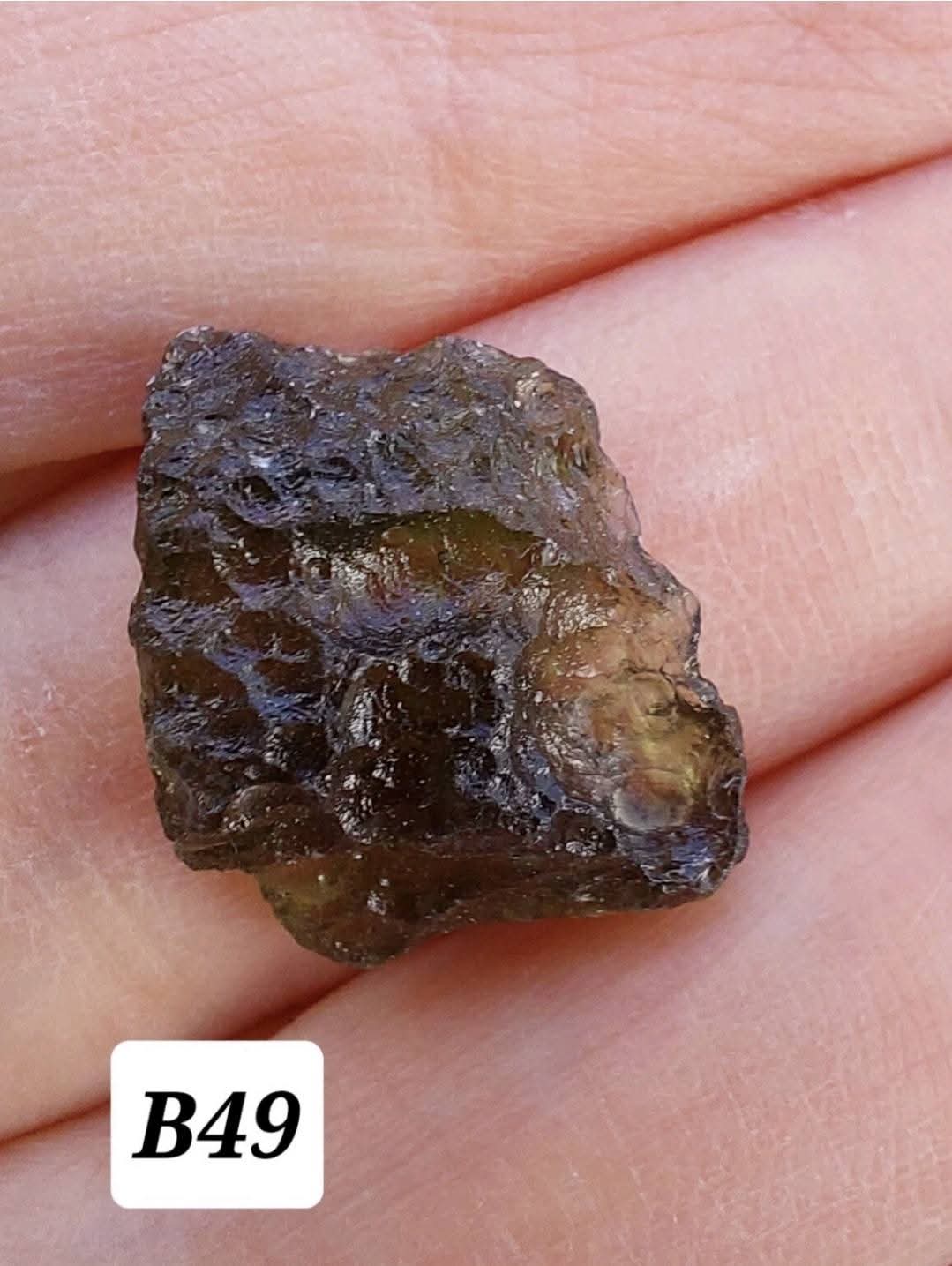 Moldavite Piece, 1.48g, Tektite (Ref: B49)