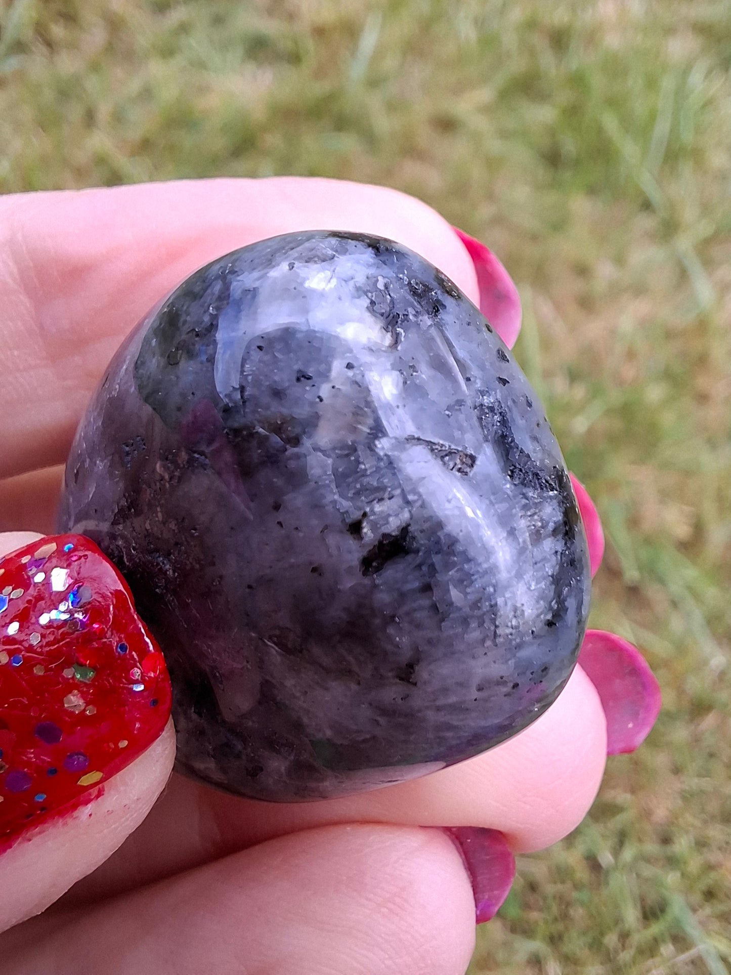 Larvikite, Tumble Stone, Crystal (Ref: T125)