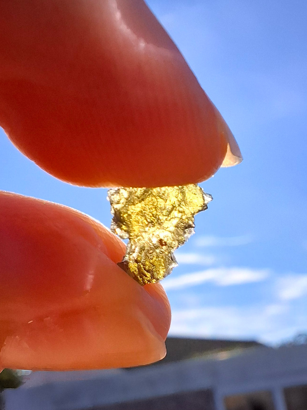 Moldavite Piece, 0.33g, Tektite (Ref: 1519)