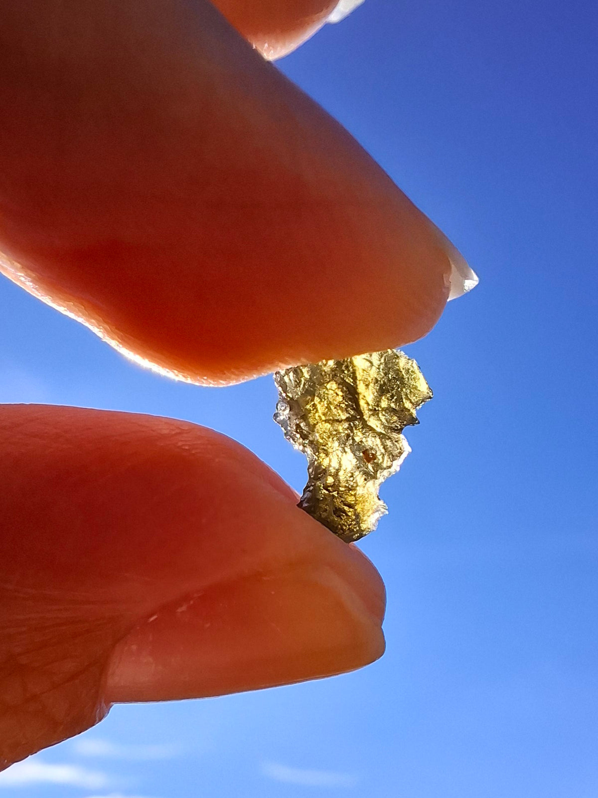 Moldavite Piece, 0.33g, Tektite (Ref: 1519)