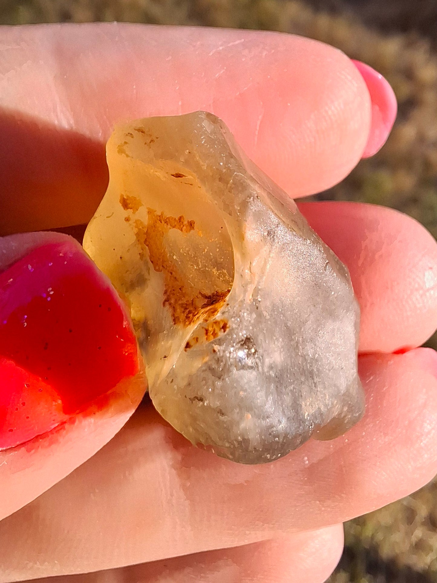 Libyan Desert Glass (darker) Piece, 10.32g, Tektite (Ref: L1376)