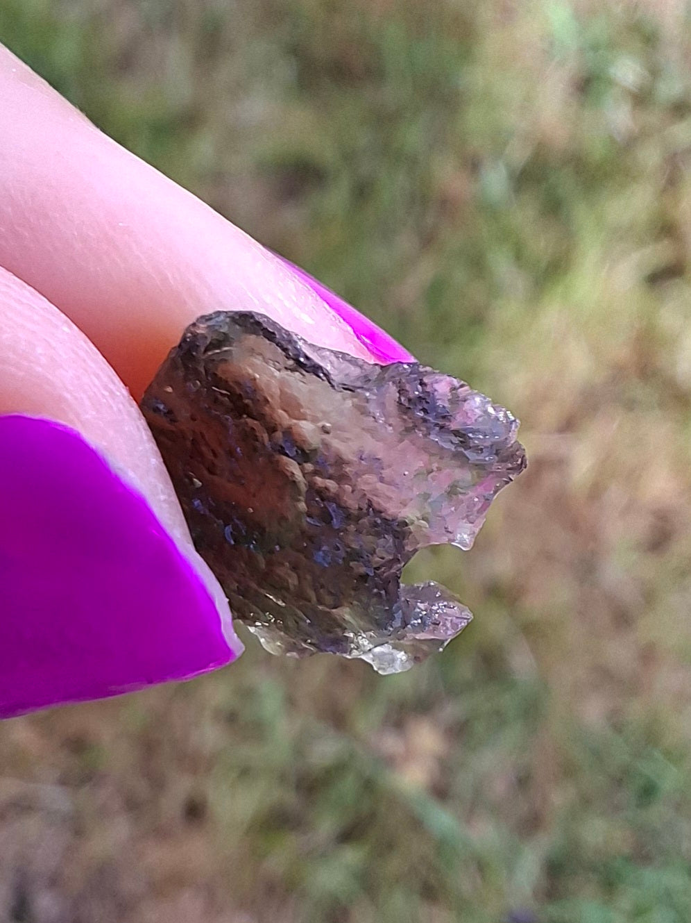 Moldavite Piece, 0.59g, Tektite (Ref: 1428)