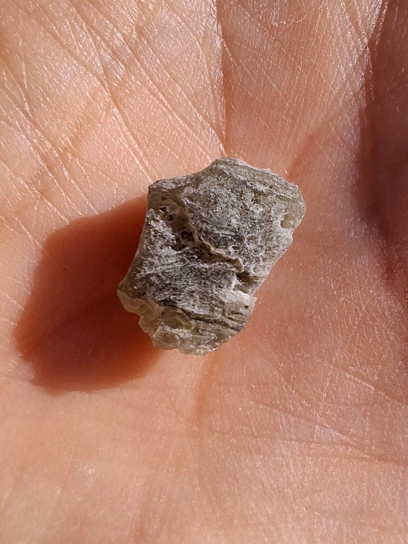 Moldavite Piece, SNOWFLAKE, FROSTED, BRUSNA, Tektite (Ref: 1493)