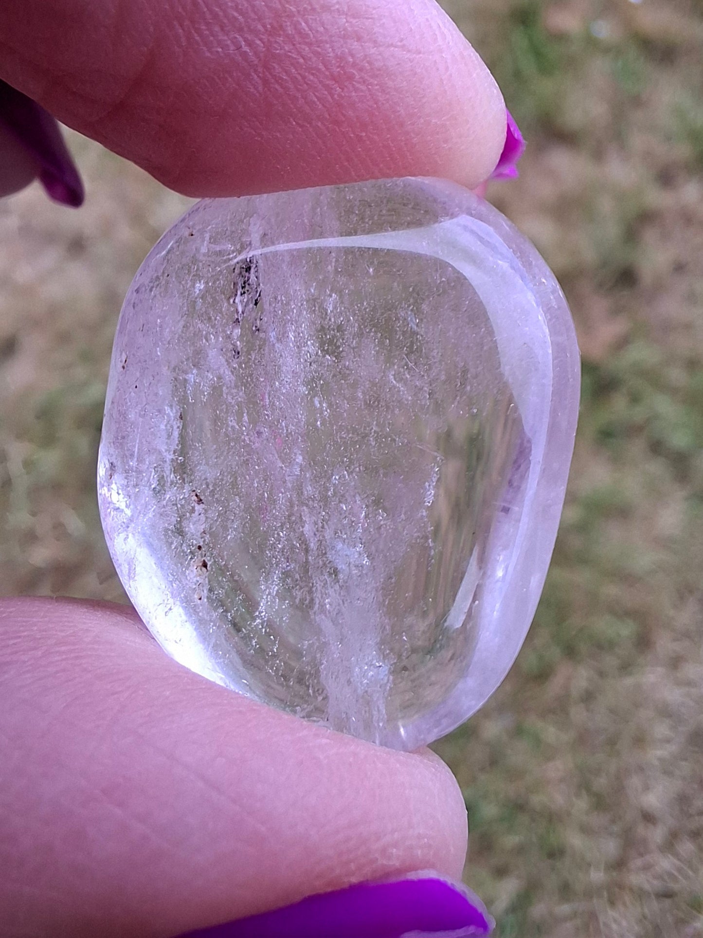 Clear Quartz, Tumble Stone, Crystal (Ref: T31)