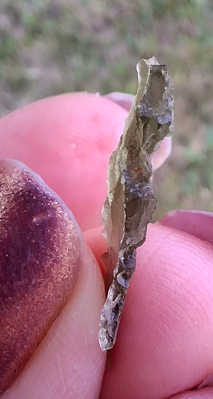 Moldavite Piece, 0.33g, Tektite (Ref: 1488)