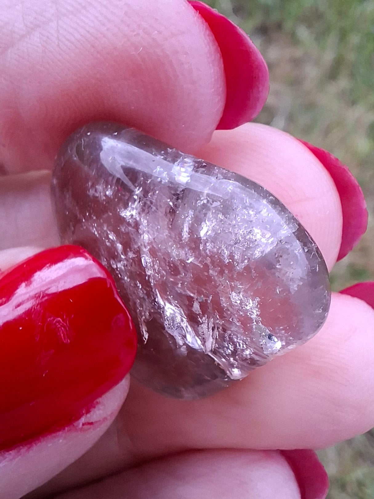 Smoky Quartz, Tumble Stone, Crystal (Ref: T107)