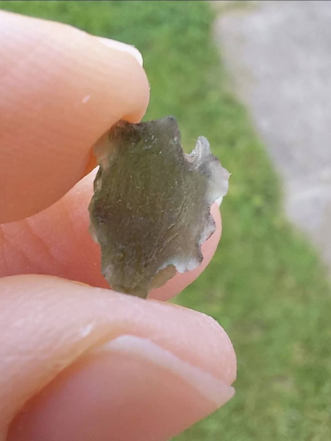 Moldavite Piece, 0.63g, Tektite (Ref: E254)