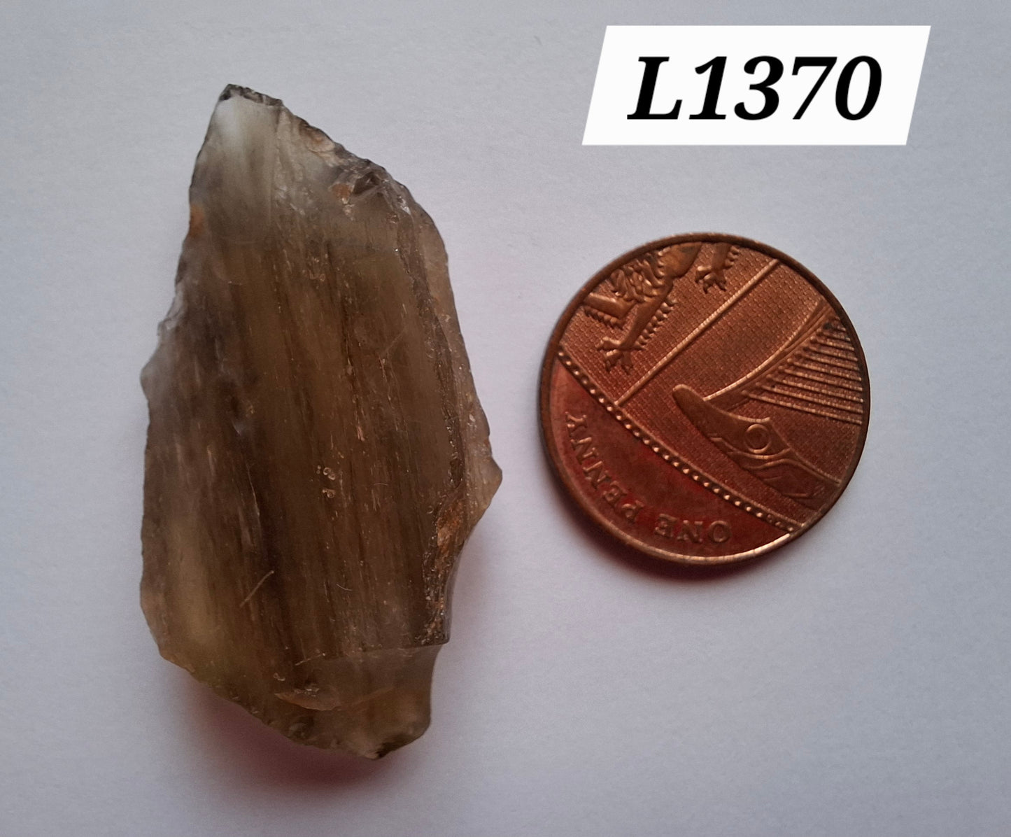 Libyan Desert Glass (darker) Piece, 8.34g, Tektite (Ref: L1370)