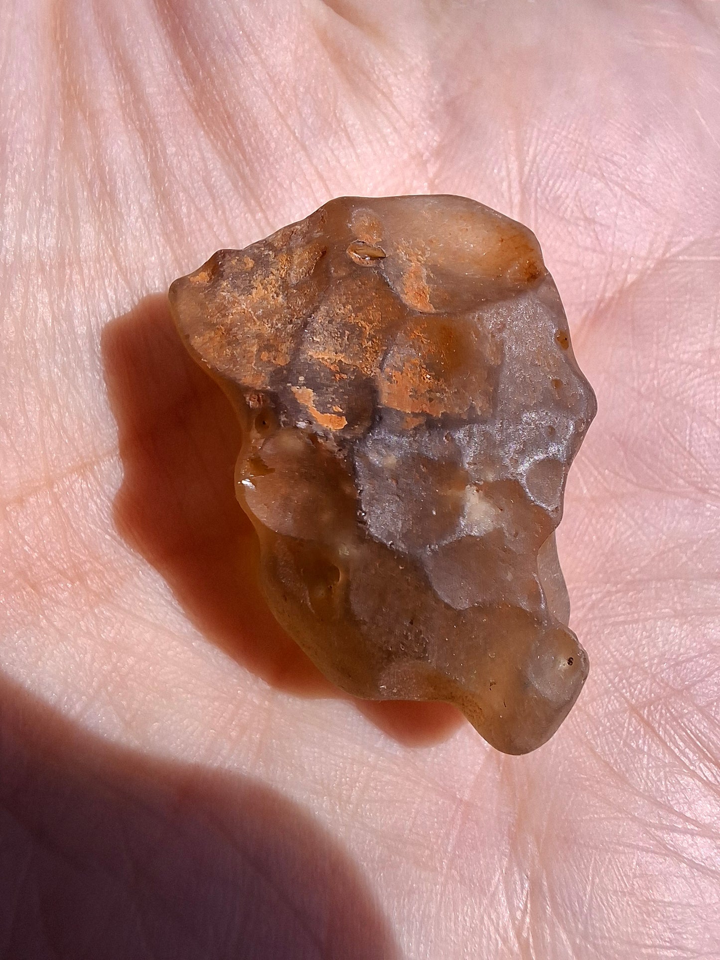 Libyan Desert Glass (darker) Piece, 10.25g, Tektite (Ref: L1368)