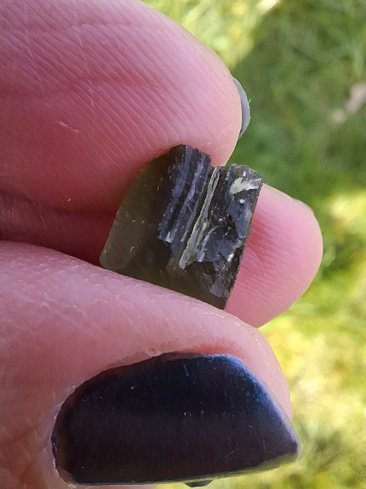 Moldavite Piece, 1.00g, Tektite (Ref: 1398)