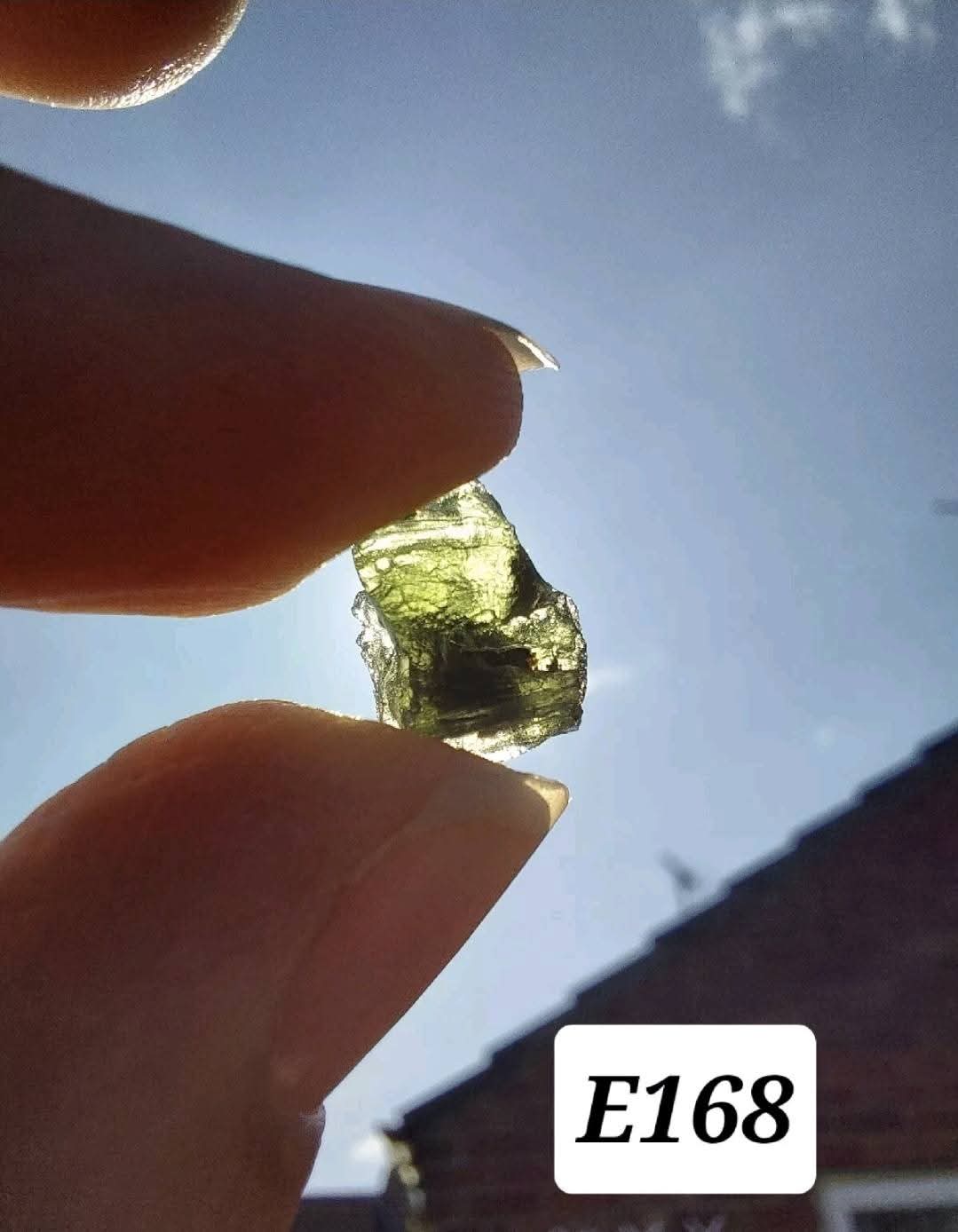 Moldavite Piece, 0.59g, Tektite (Ref: E168)