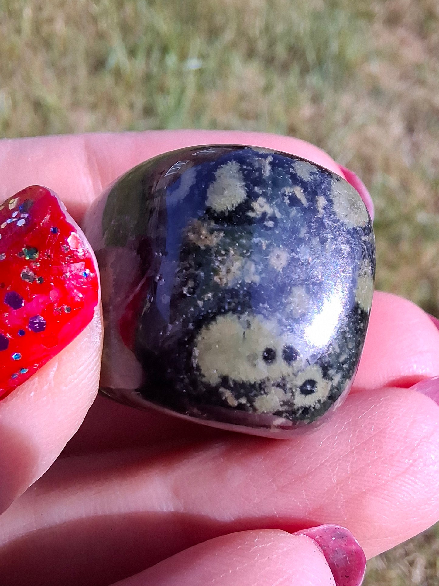 Kambaba Jasper, Tumble Stone, Crystal (Ref: T163)