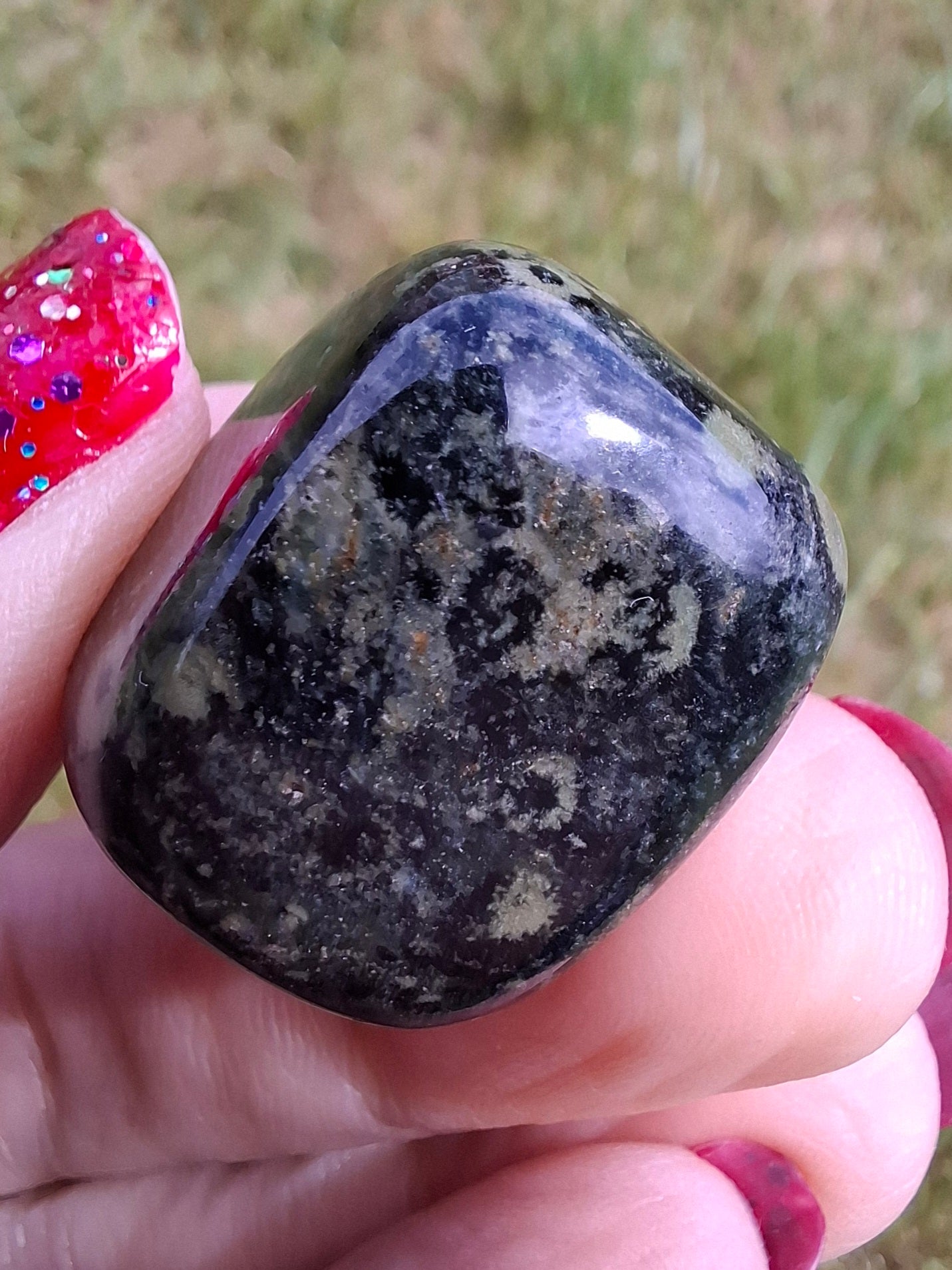 Kambaba Jasper, Tumble Stone, Crystal (Ref: T163)