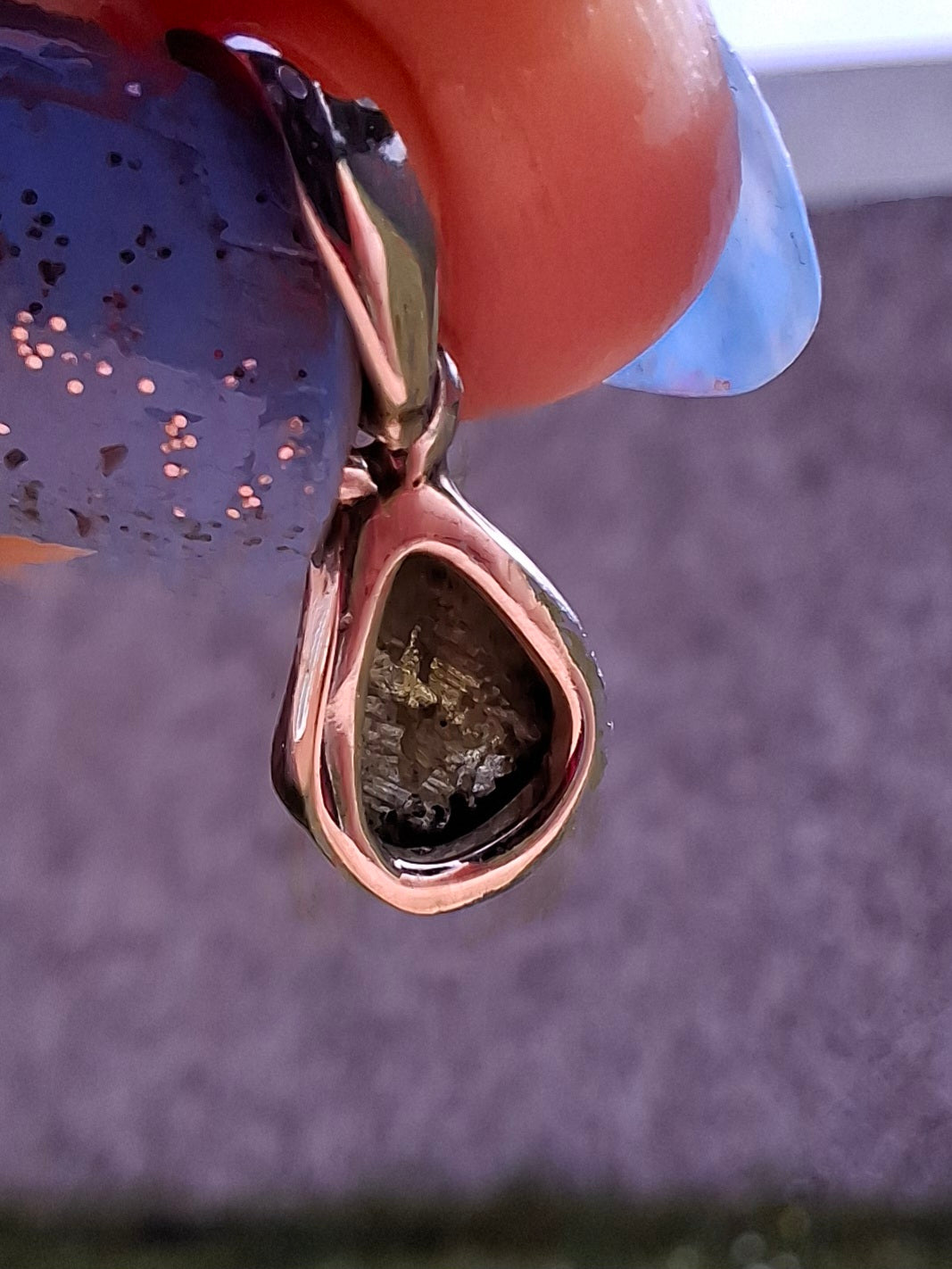 Moldavite Pendant, 925 Silver, Tektite (Ref: P29)