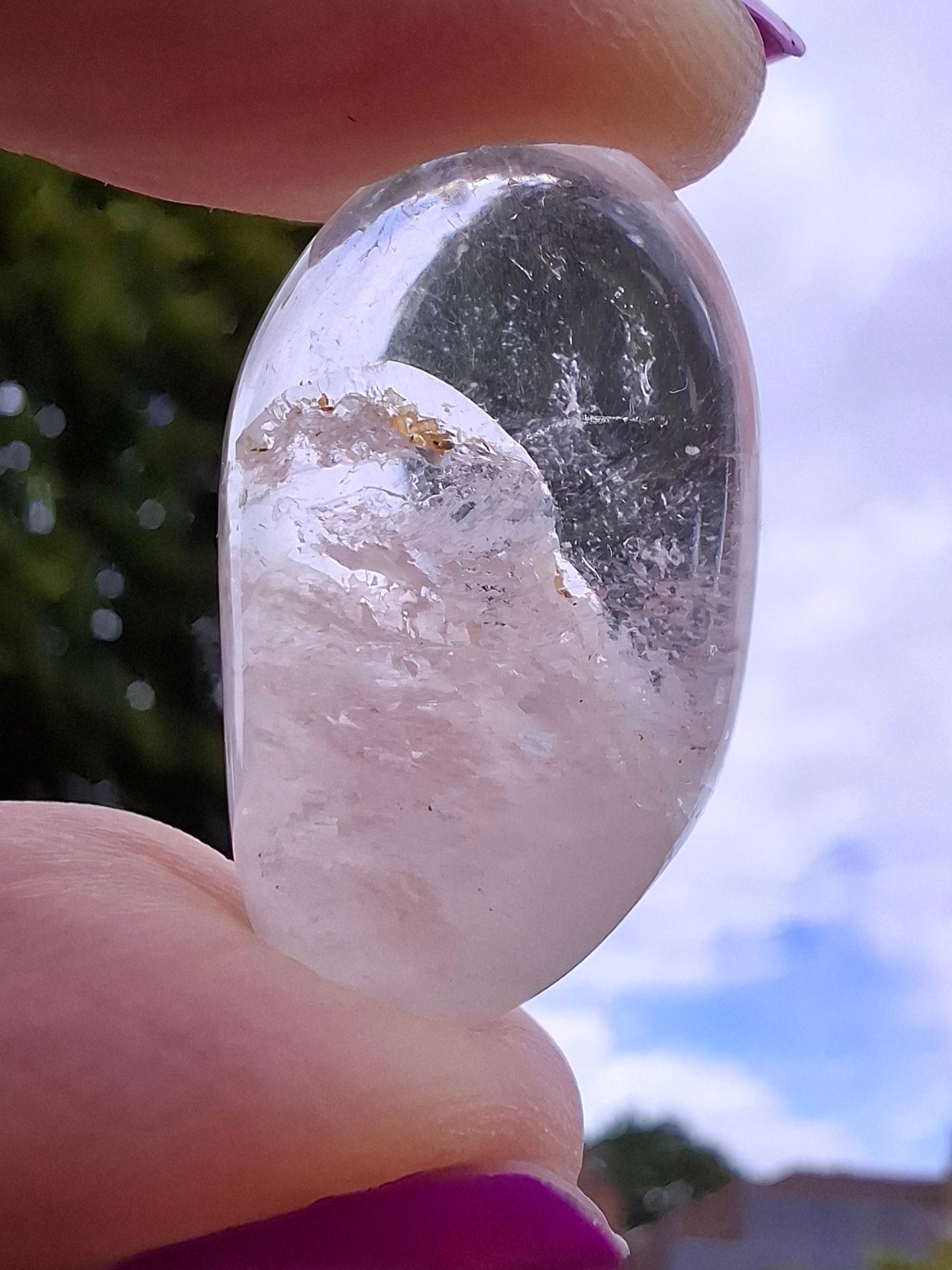Clear Quartz, Tumble Stone, Crystal (Ref: T28)