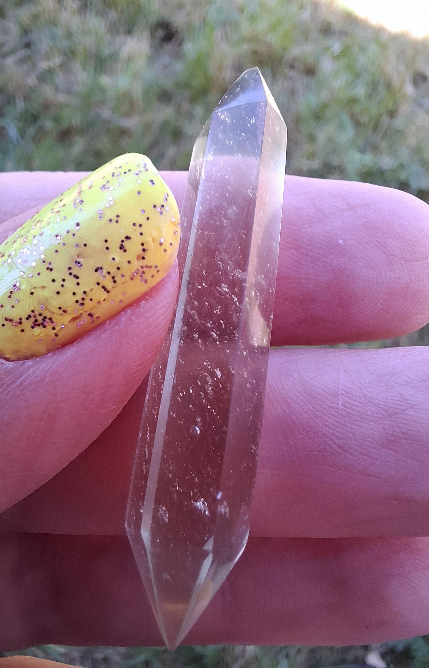 Libyan Desert Glass DT Carving, 4.71g, Tektite (Ref: LDT2)