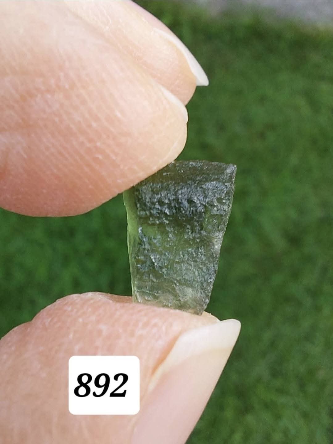 Moldavite Piece, 0.59g, Tektite (Ref: 892)
