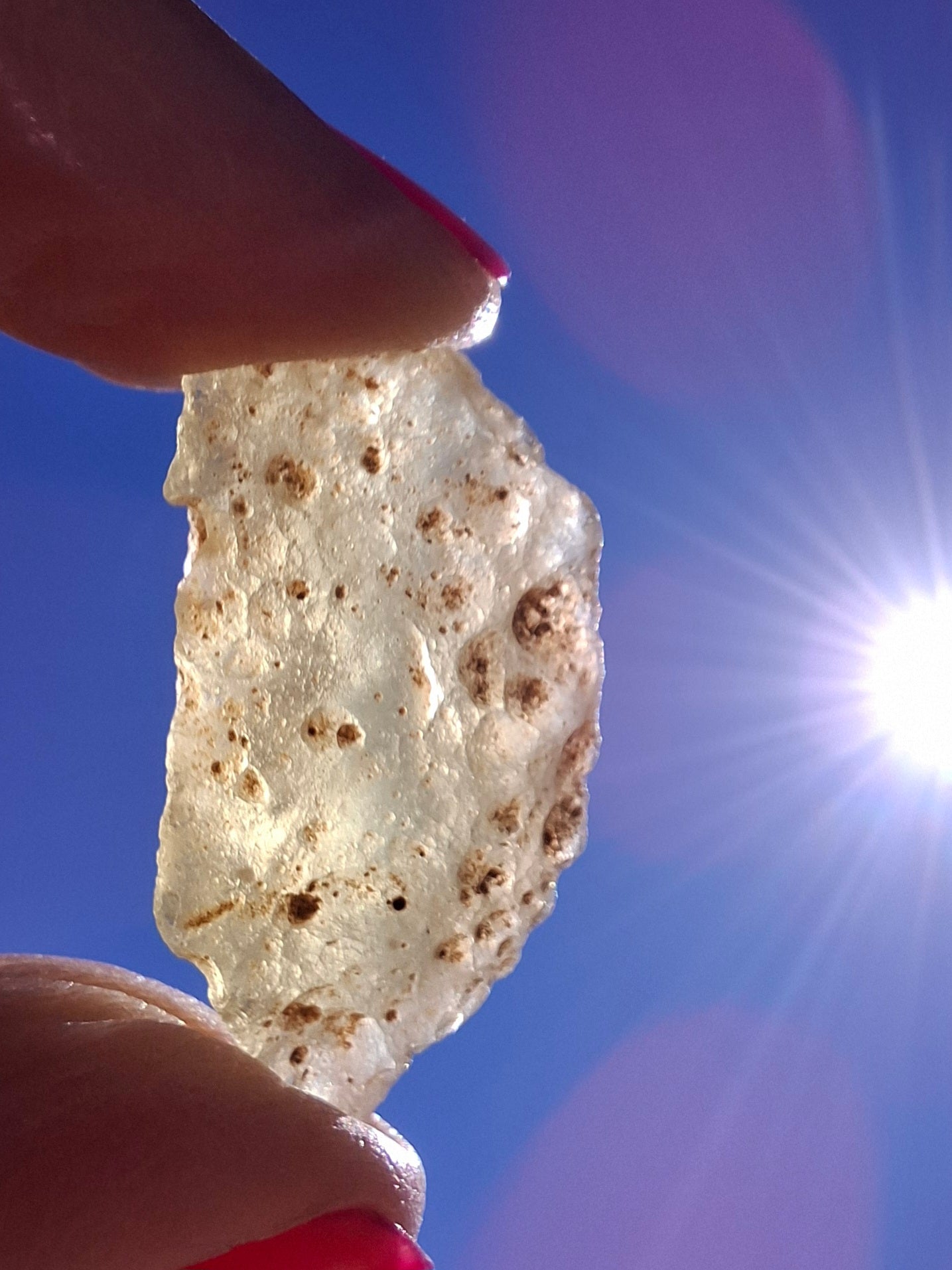 Libyan Desert Glass Piece 6.33g, Tektite