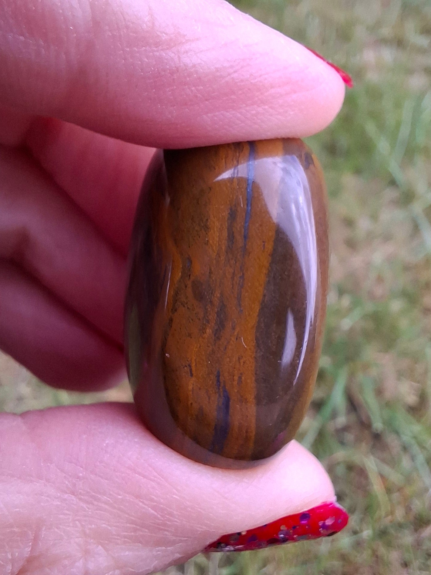 Tigers Eye, Tumble Stone, Crystal (Ref: T131)