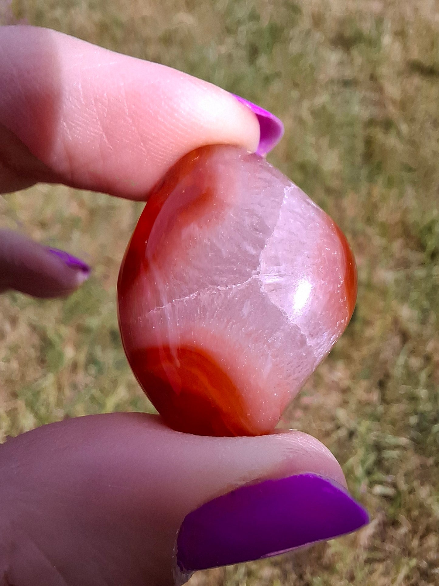 Carnelian, Tumble Stone, Crystal (Ref: T63)